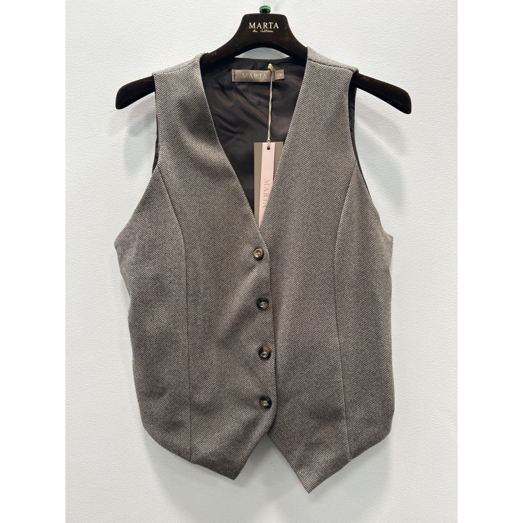 PREORDER-Rainey Vest - Brown4