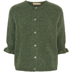 Juliana knit cardigan army