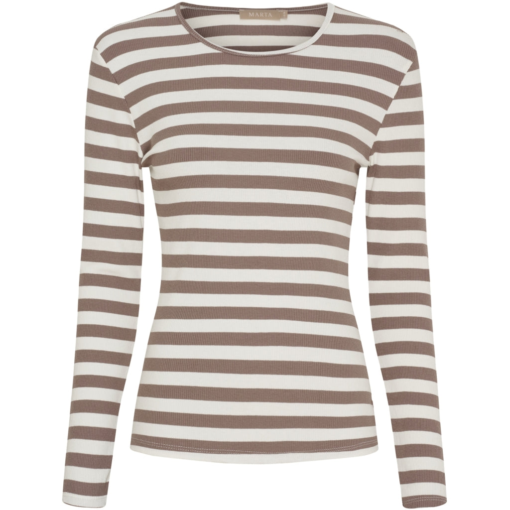 PREORDER-Begonia LS Tee - Tortora