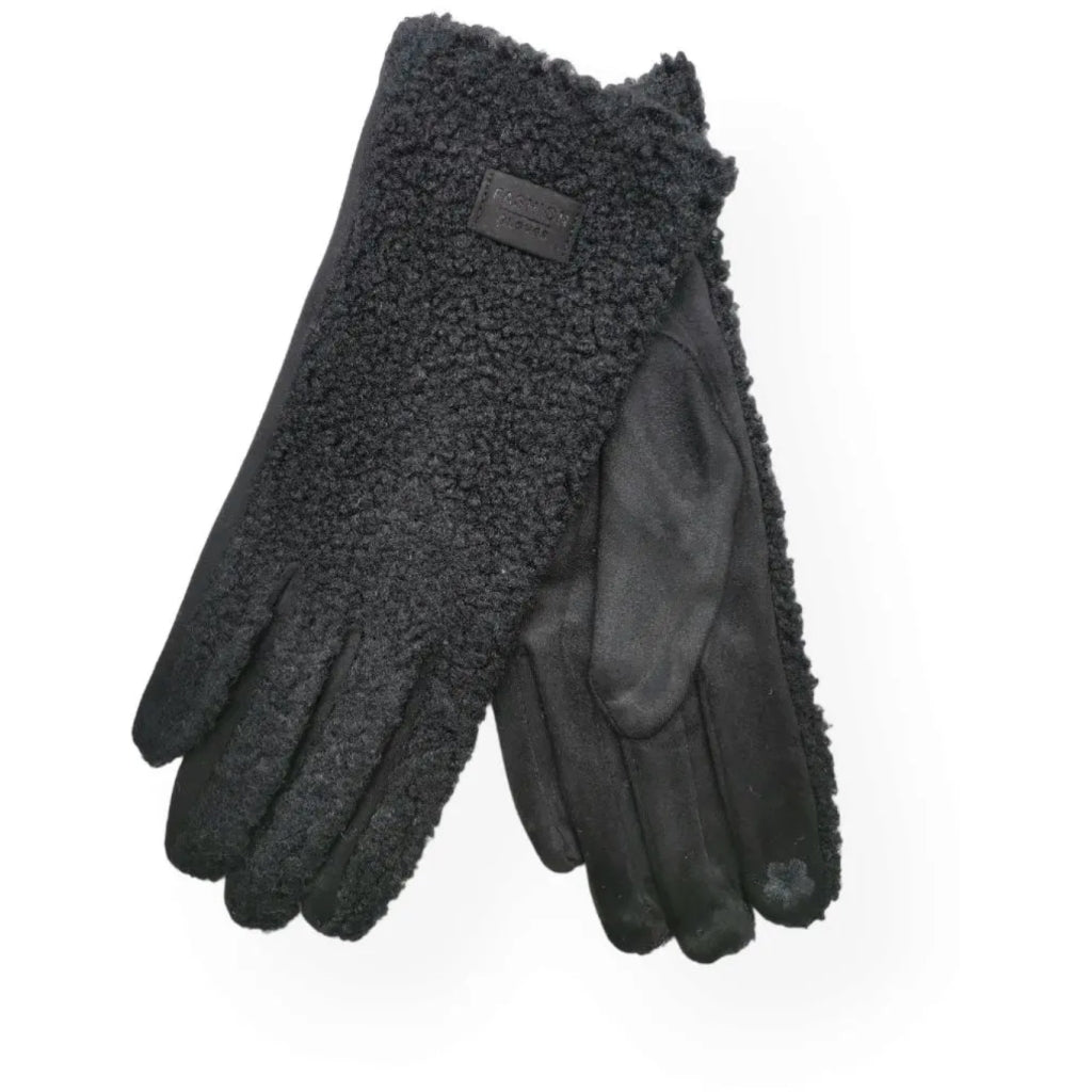 Rubi teddy glove iphone touch black