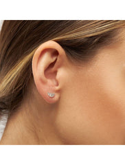 croissant earstick silver