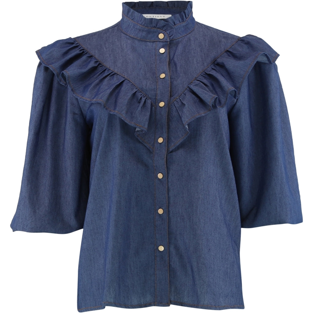 Heidi blouse chambre dark blue