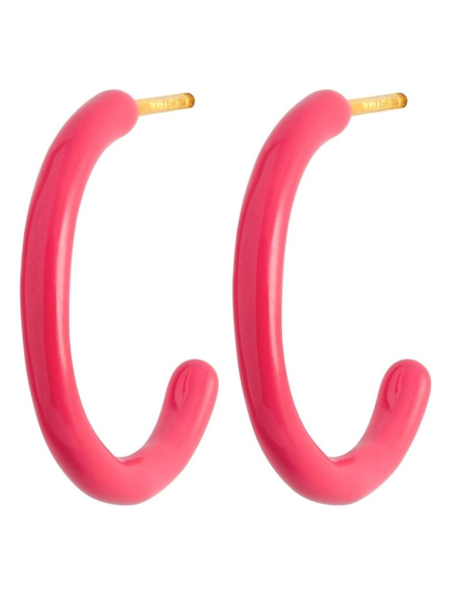 colour hoops medium pair pink