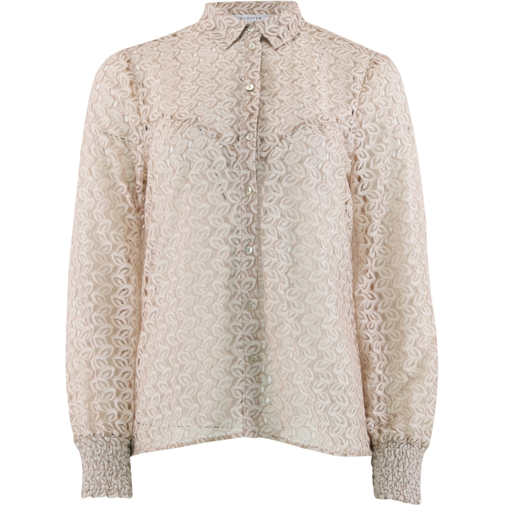 Jeannie shirt lace nougat