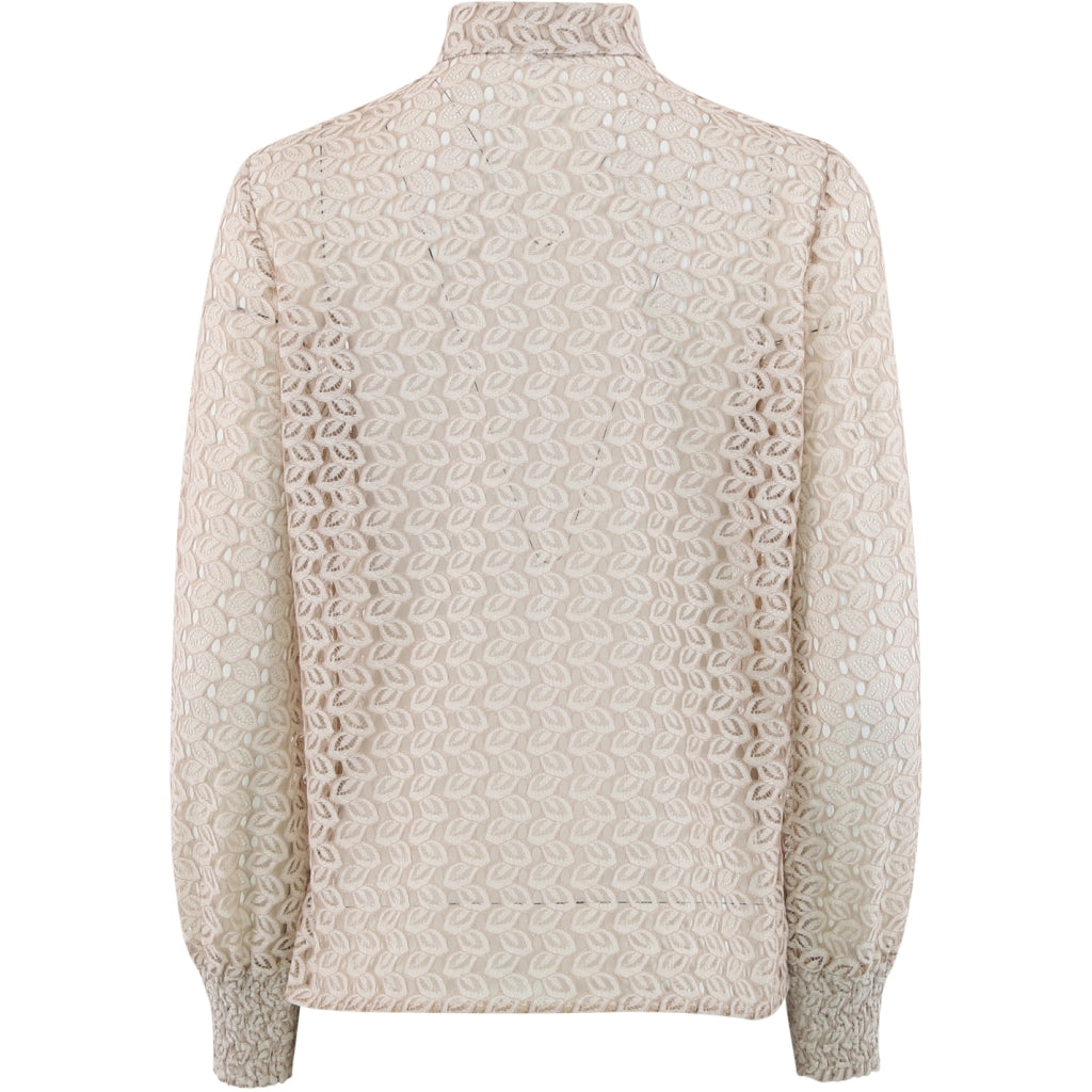 Jeannie shirt lace nougat