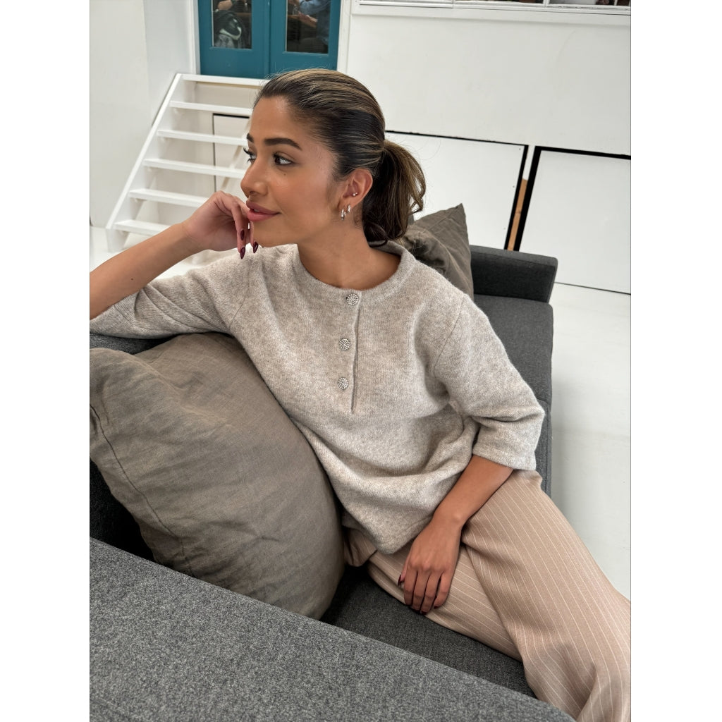 Naima Knit - Sand Grey