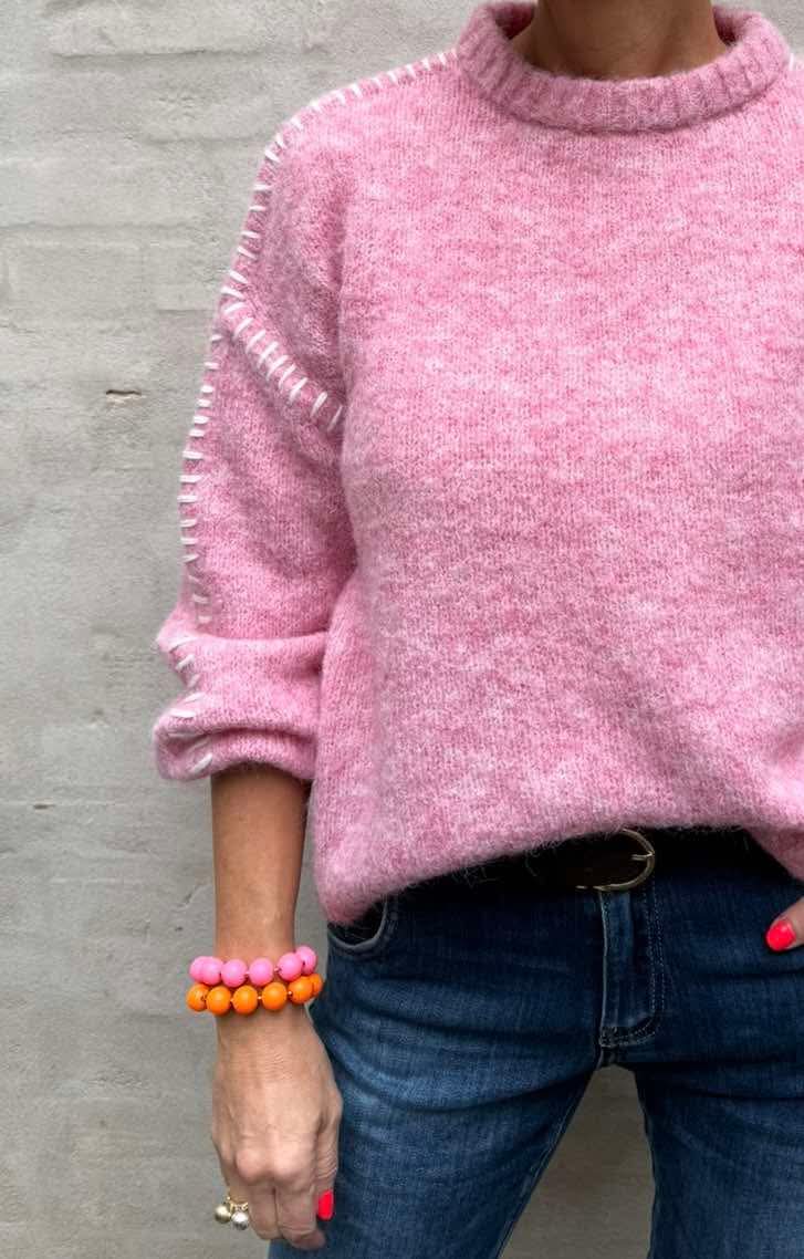 ZOEY LIFE ON STITCH PULLOVER - Lilac Sachet