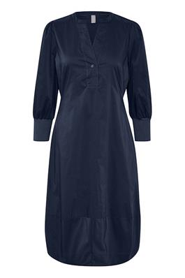 Antoinett 3/4 sleeve dress blue iris