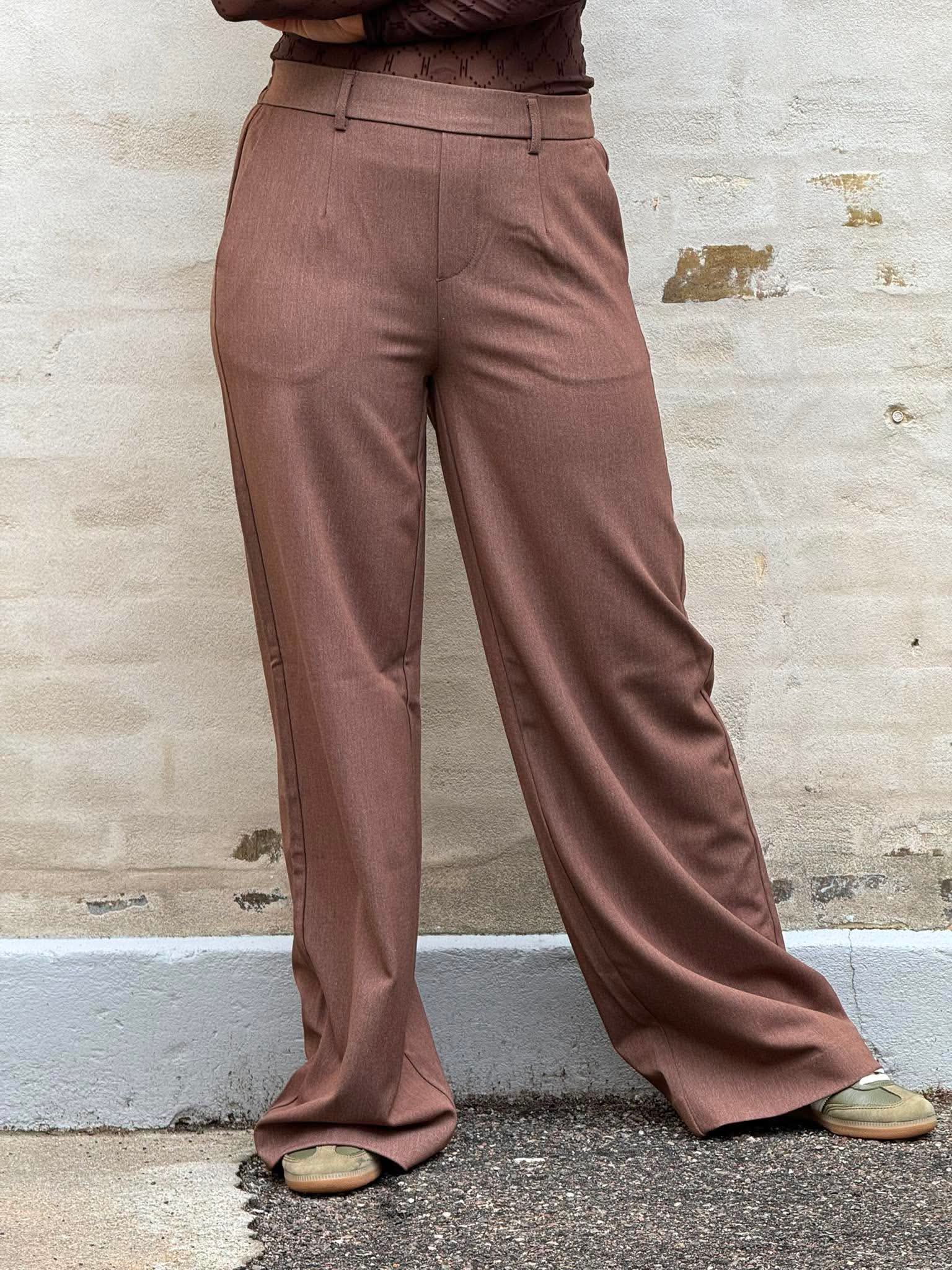 Lisa WIDE Pant - Carafe Melange