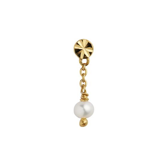 Tres petit etoile earring with pearl