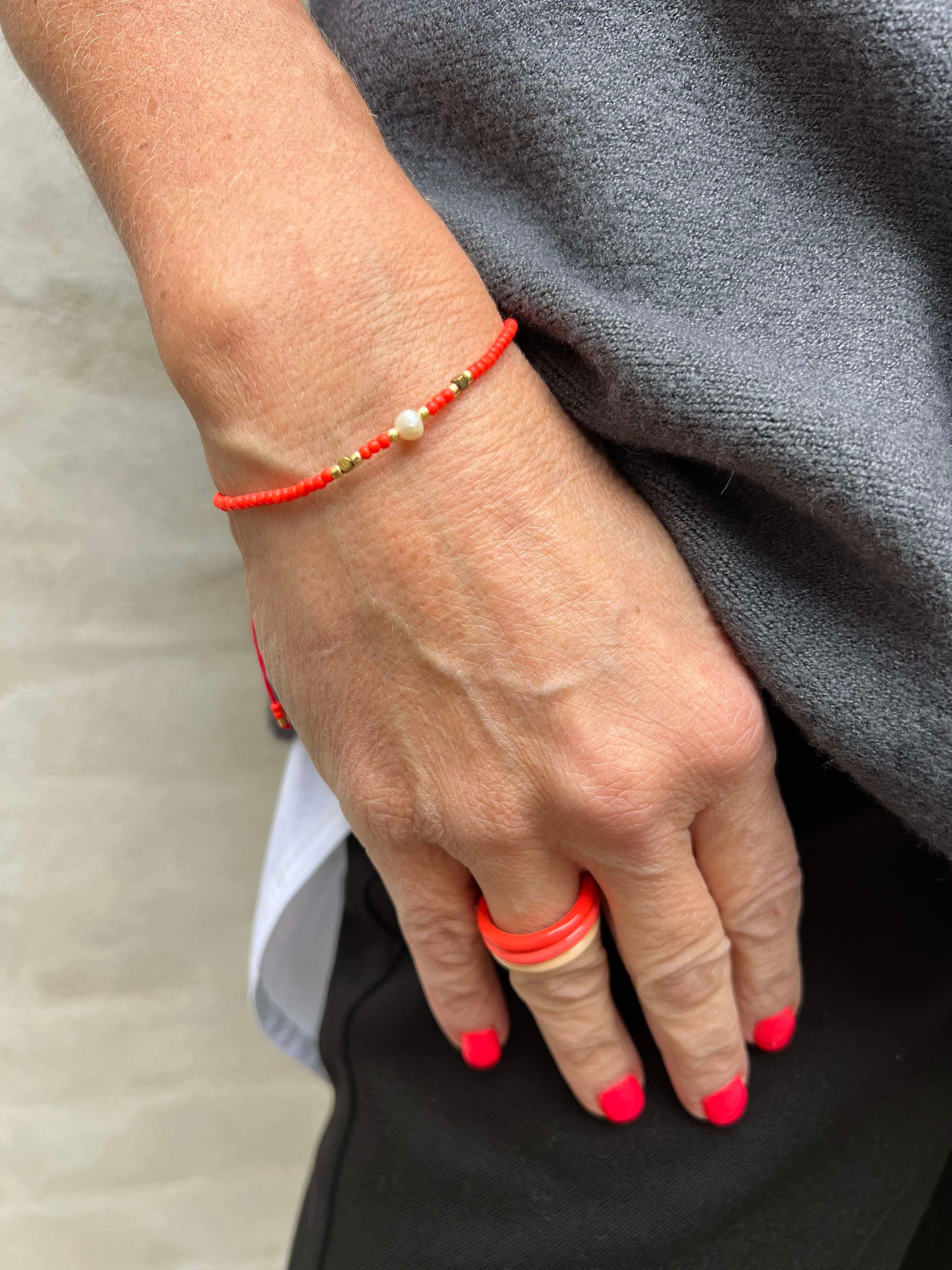 Lucky bracelet orange