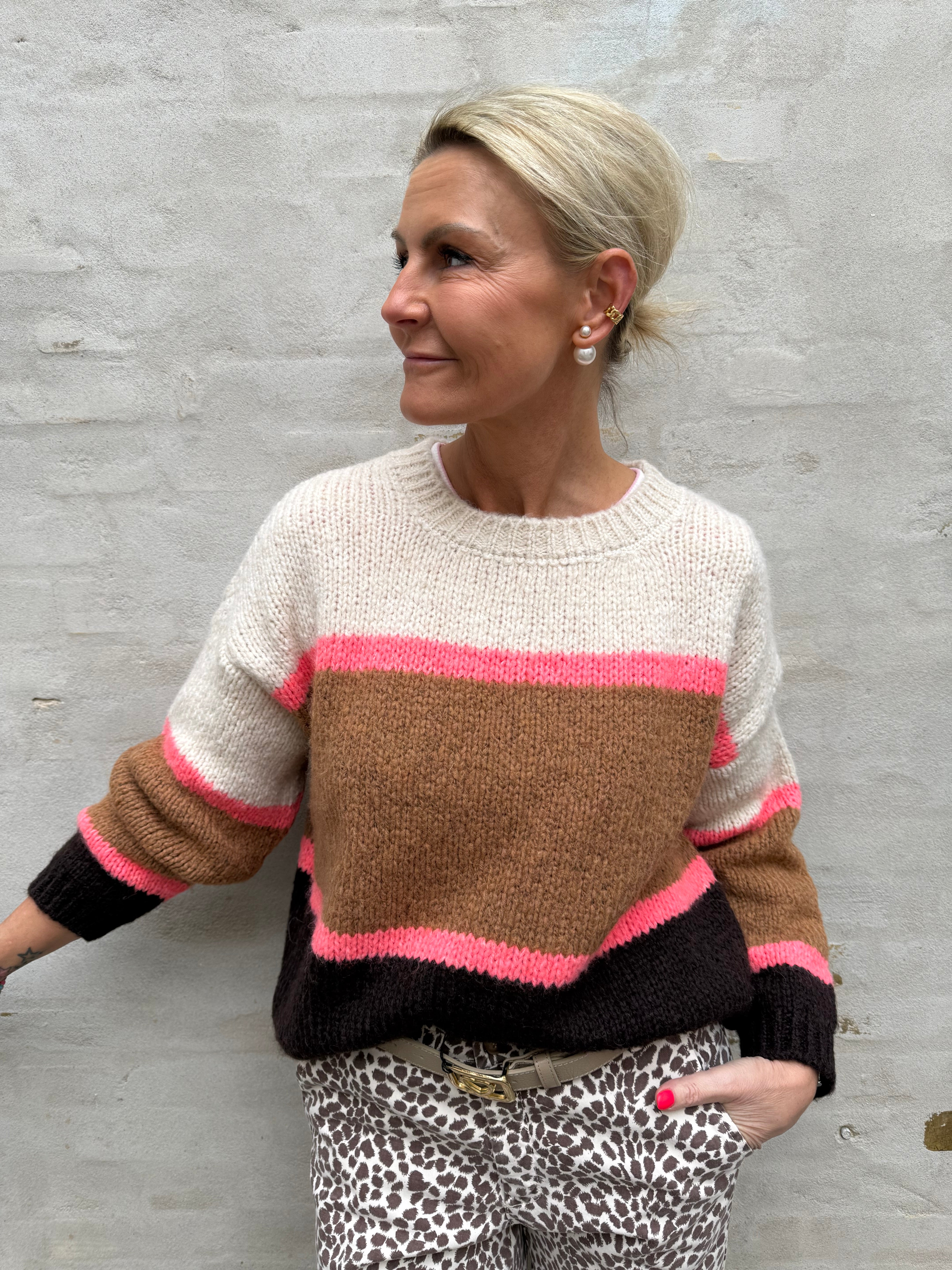 HILDUR knit jumper - Camel