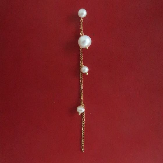 Callas Earring Long i stk. - Forgyldt