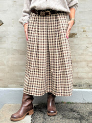 FÖRBESTÄLLNING-Amsonia Skirt - Brown