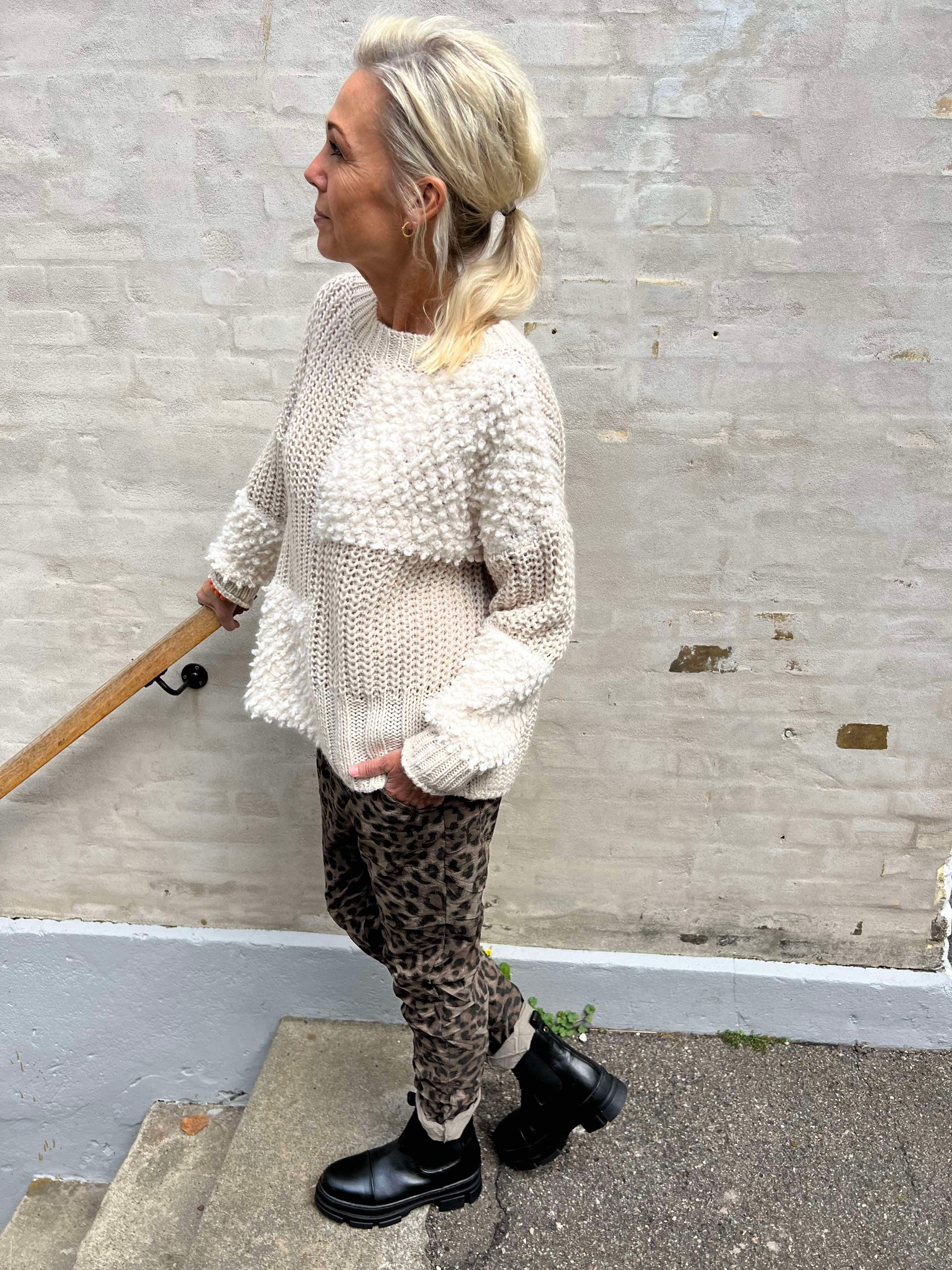 Delphine knit calce/panna