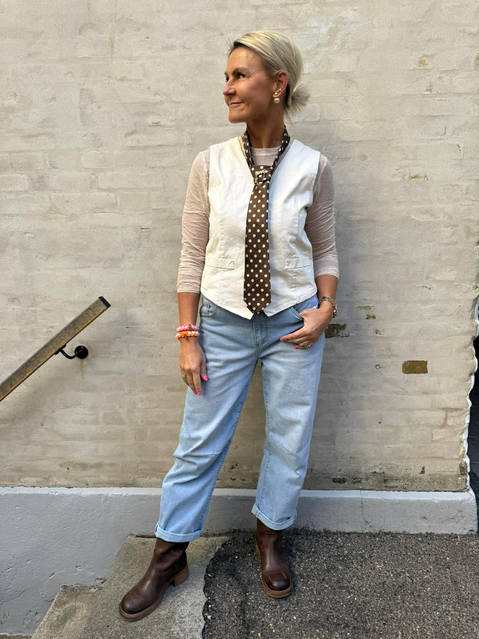Tie Dot - Brown