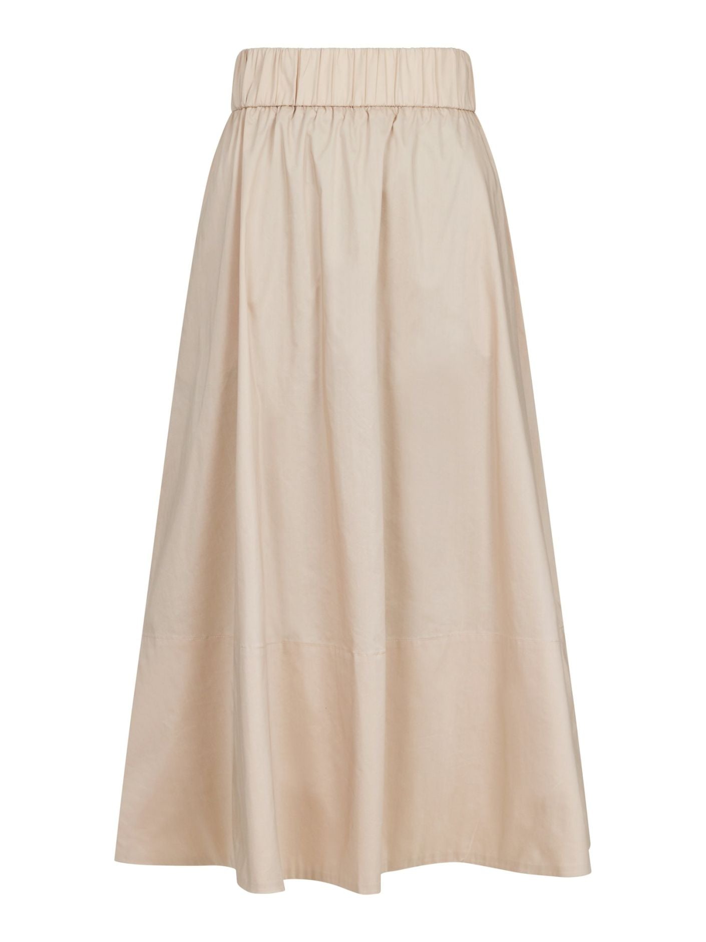 Yara poplin skirt dark sand