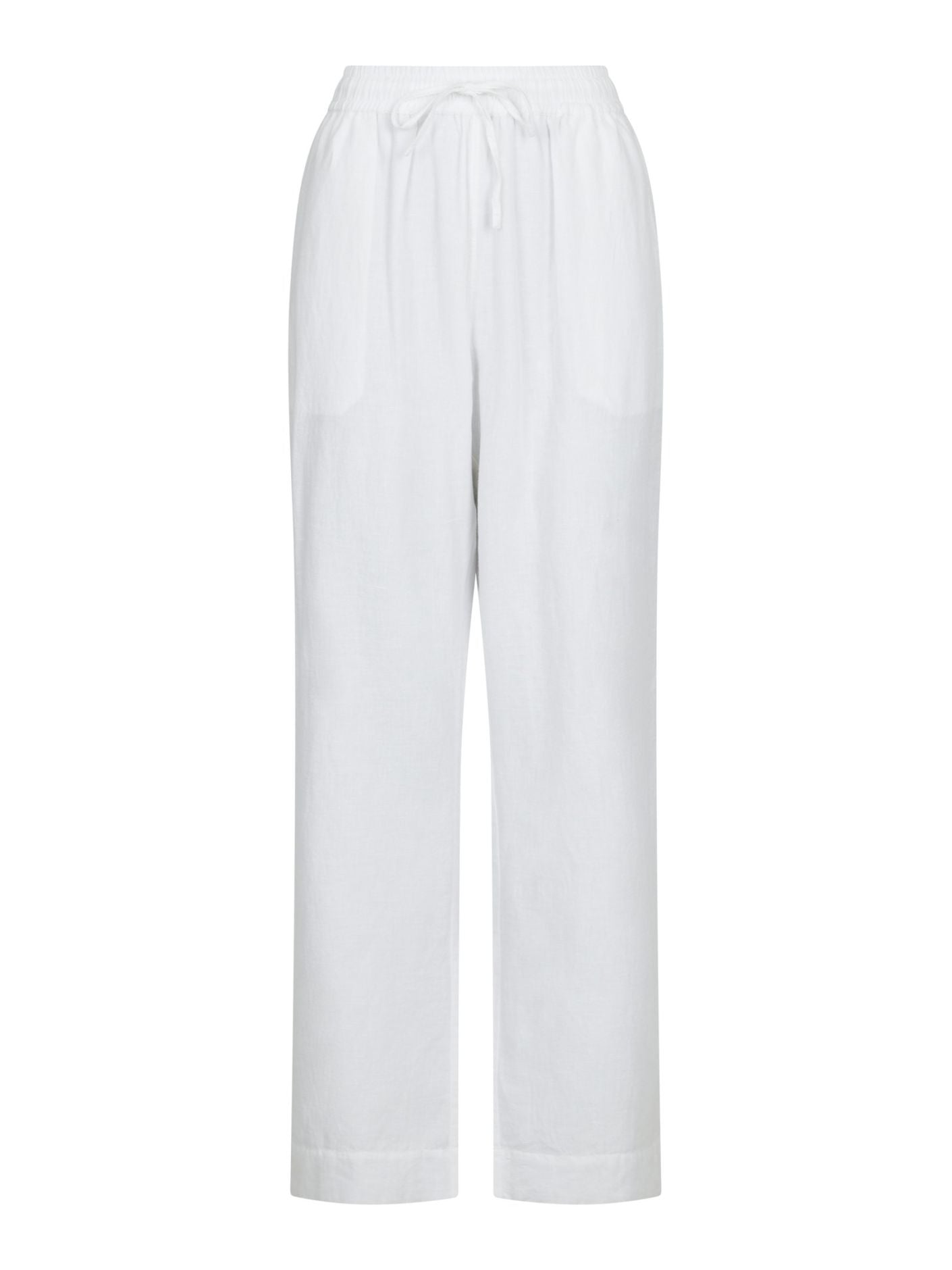 Sonar linen pants white