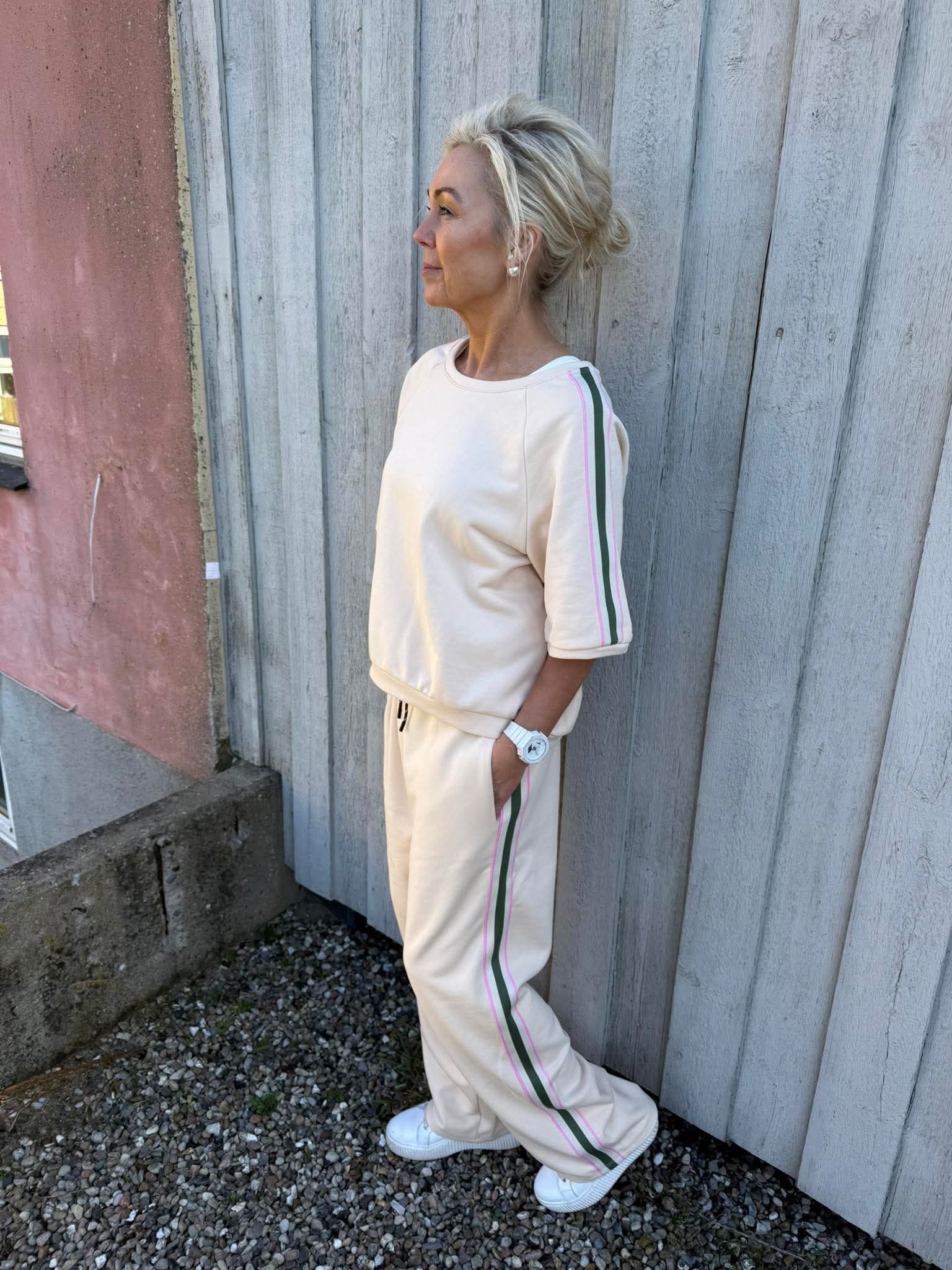 Melany Sweat Pants - Beige