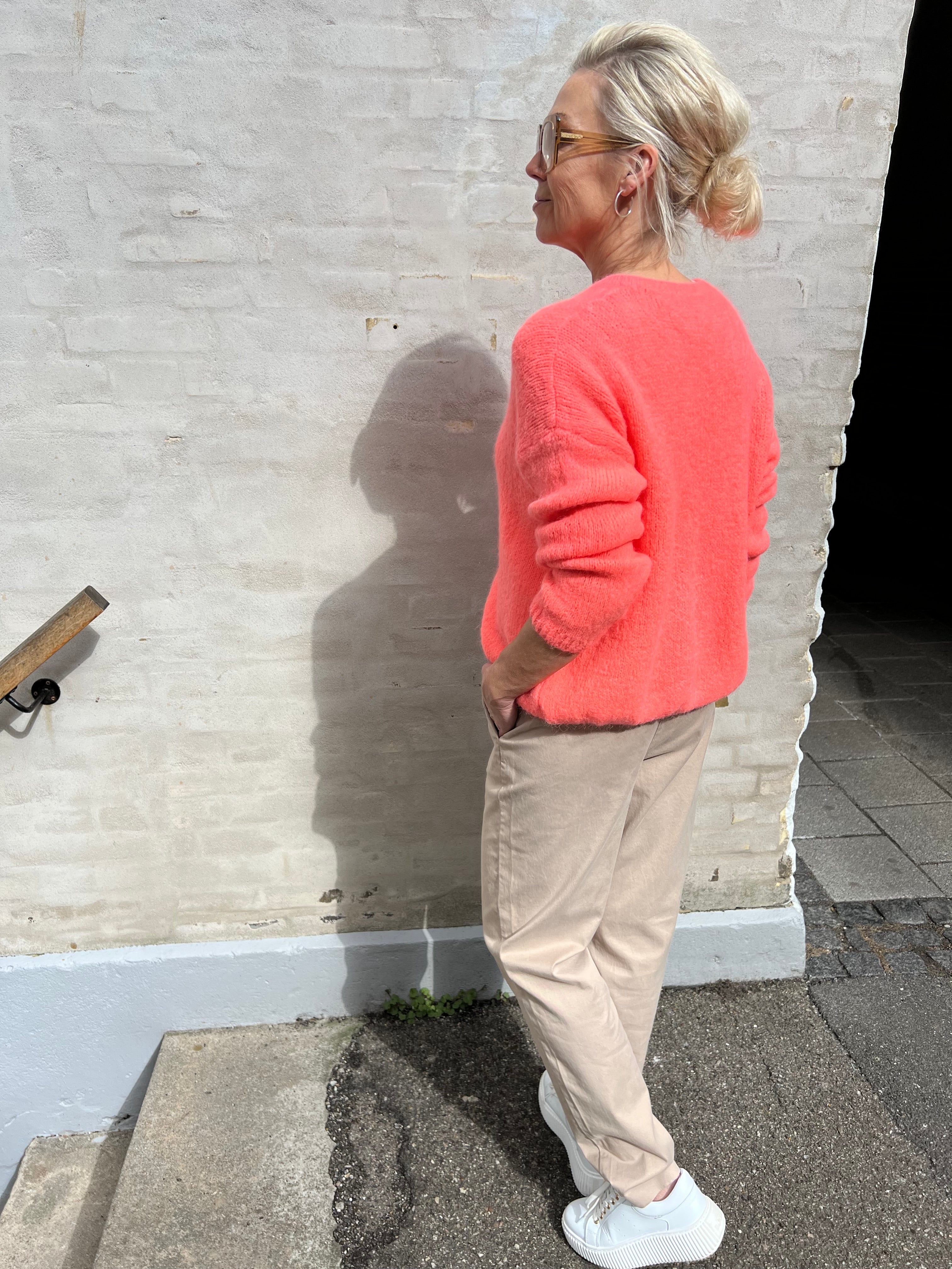 Carmella cardigan coral