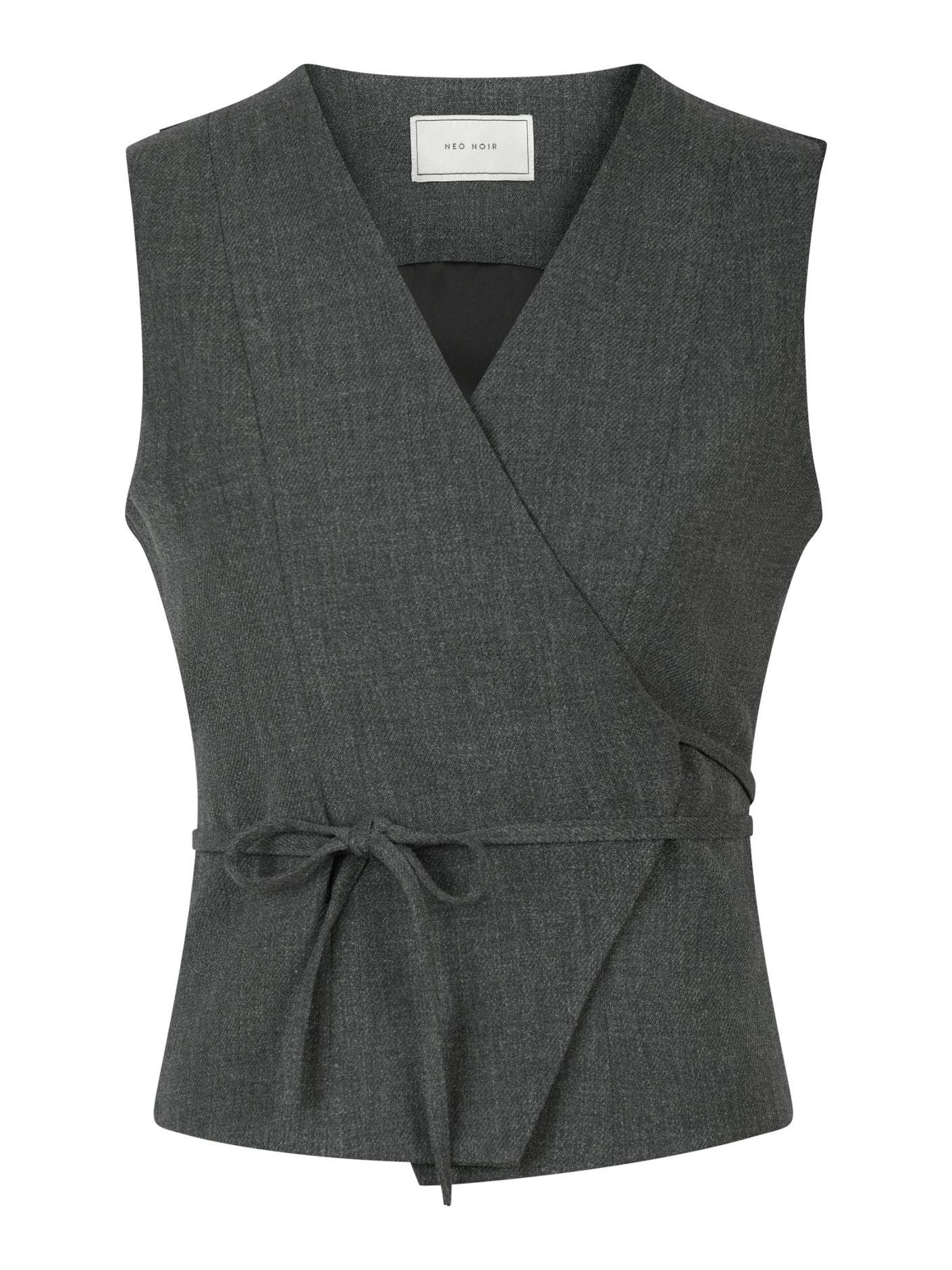 Samara wrap waistcoat antracit