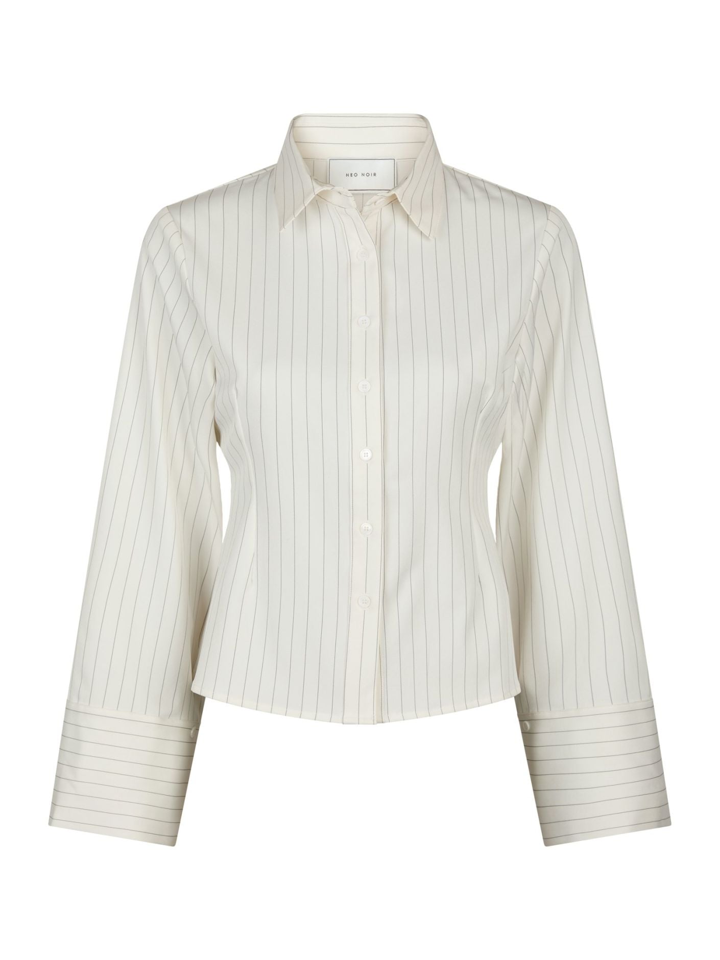 Rosa pinstripe shirt white