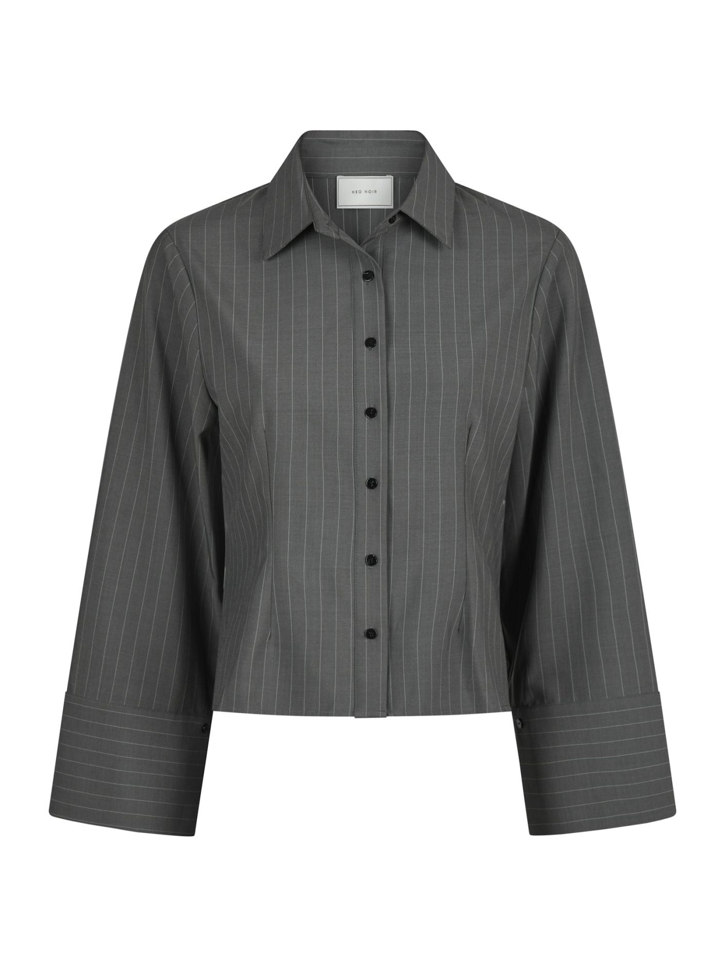 Rosa pinstripe shirt grey