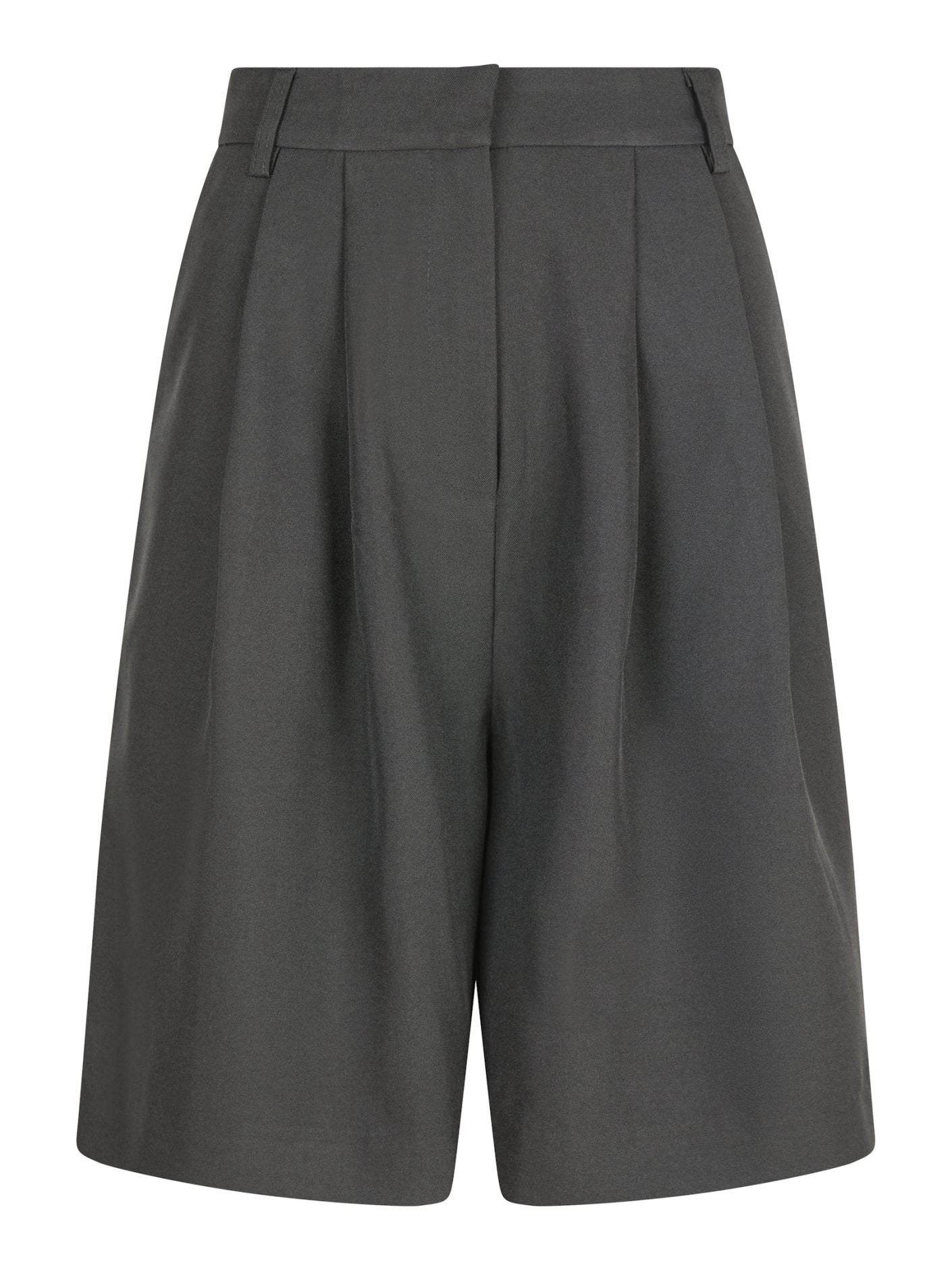 Nika structure shorts dark grey