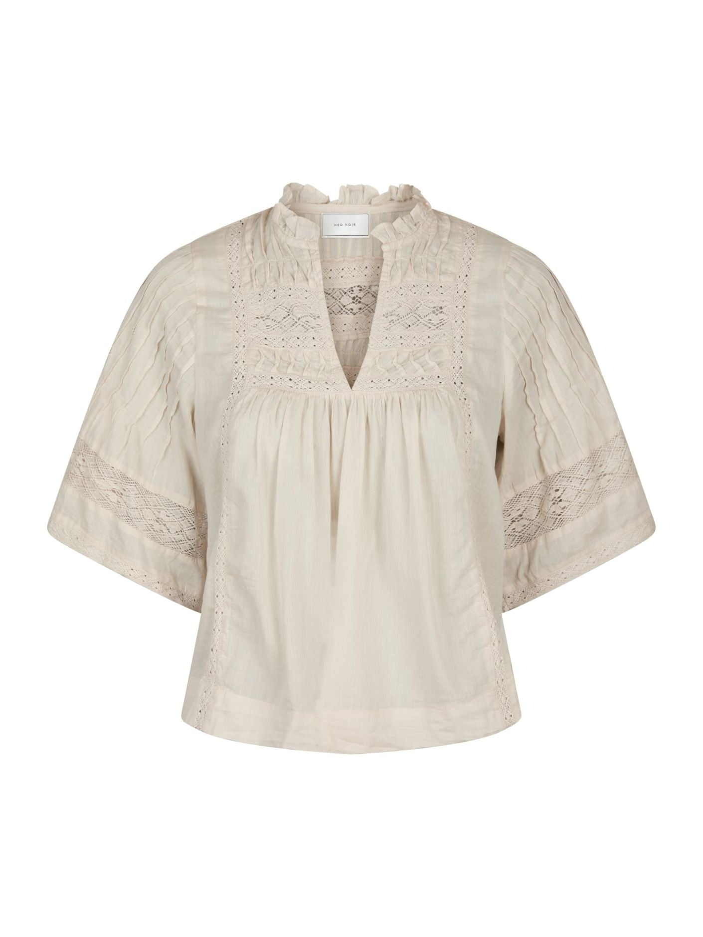 Siama voile blouse ivory