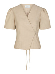 Simoni stripe blouse sand