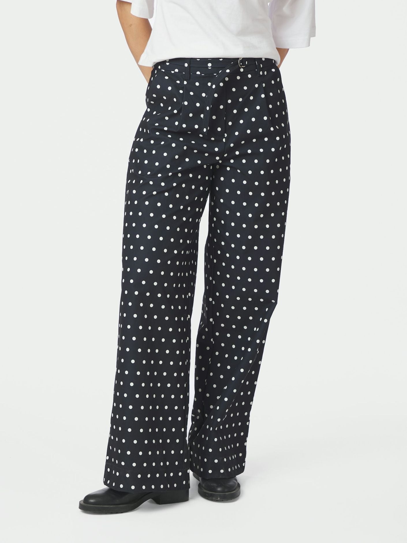 Malba Dot Pants - Black