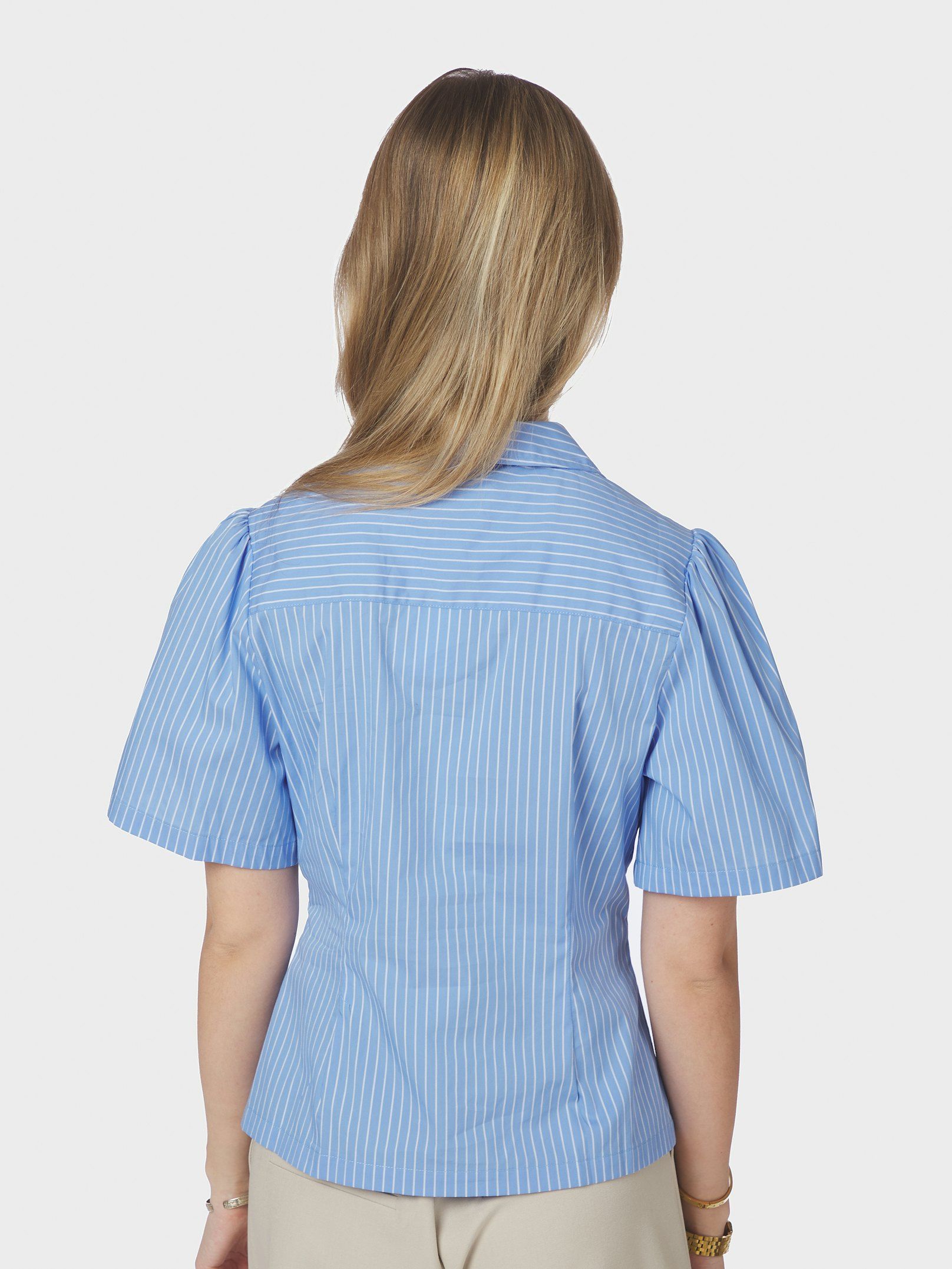 Roella Poplin Blus - Vit
