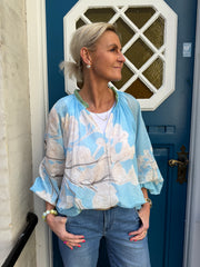 CAMELLIA blouse - Lt. Blue