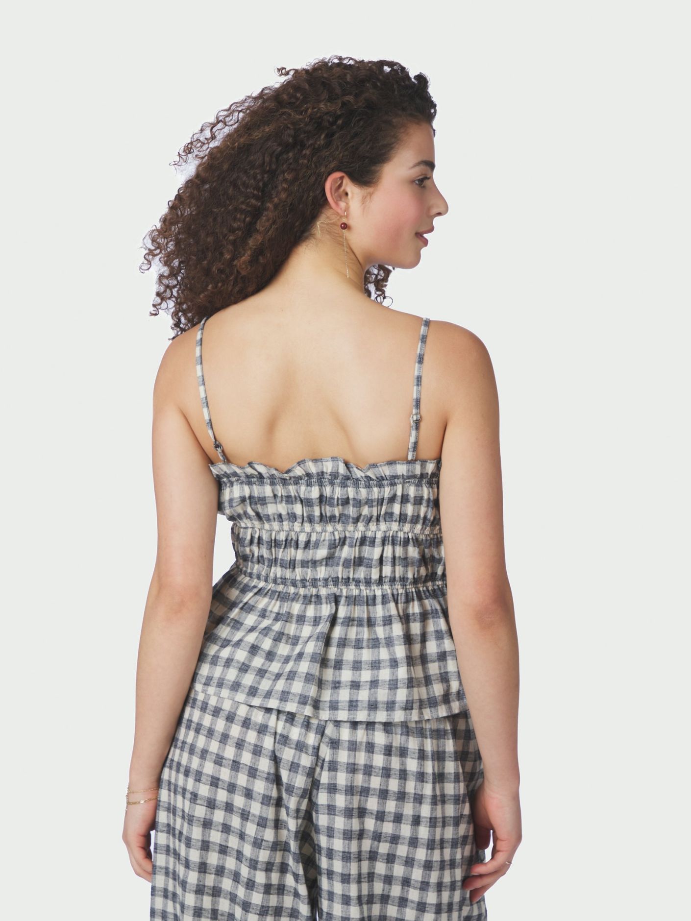 Seylor Check Top - Black