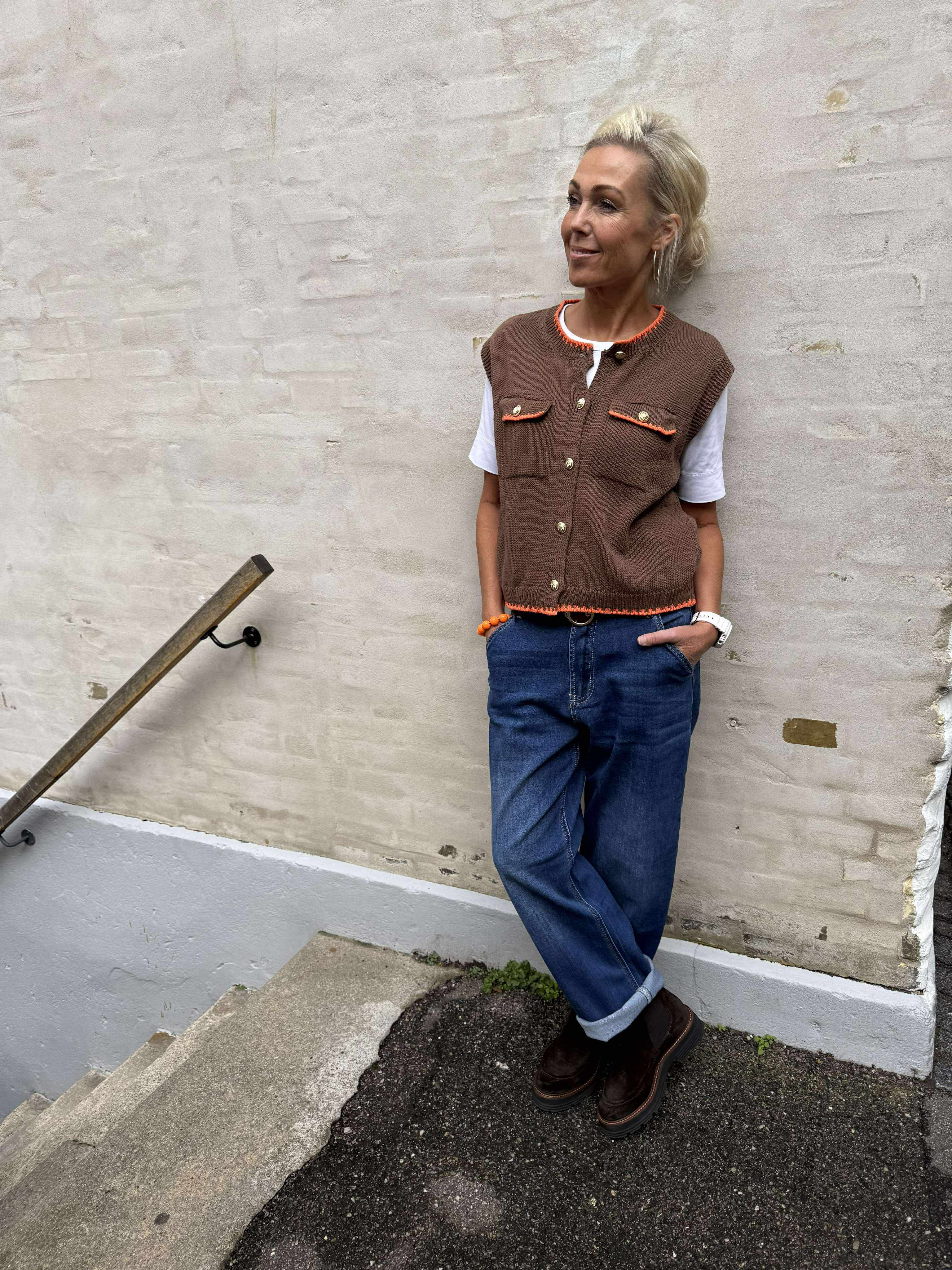 Giletta Vest - Brown