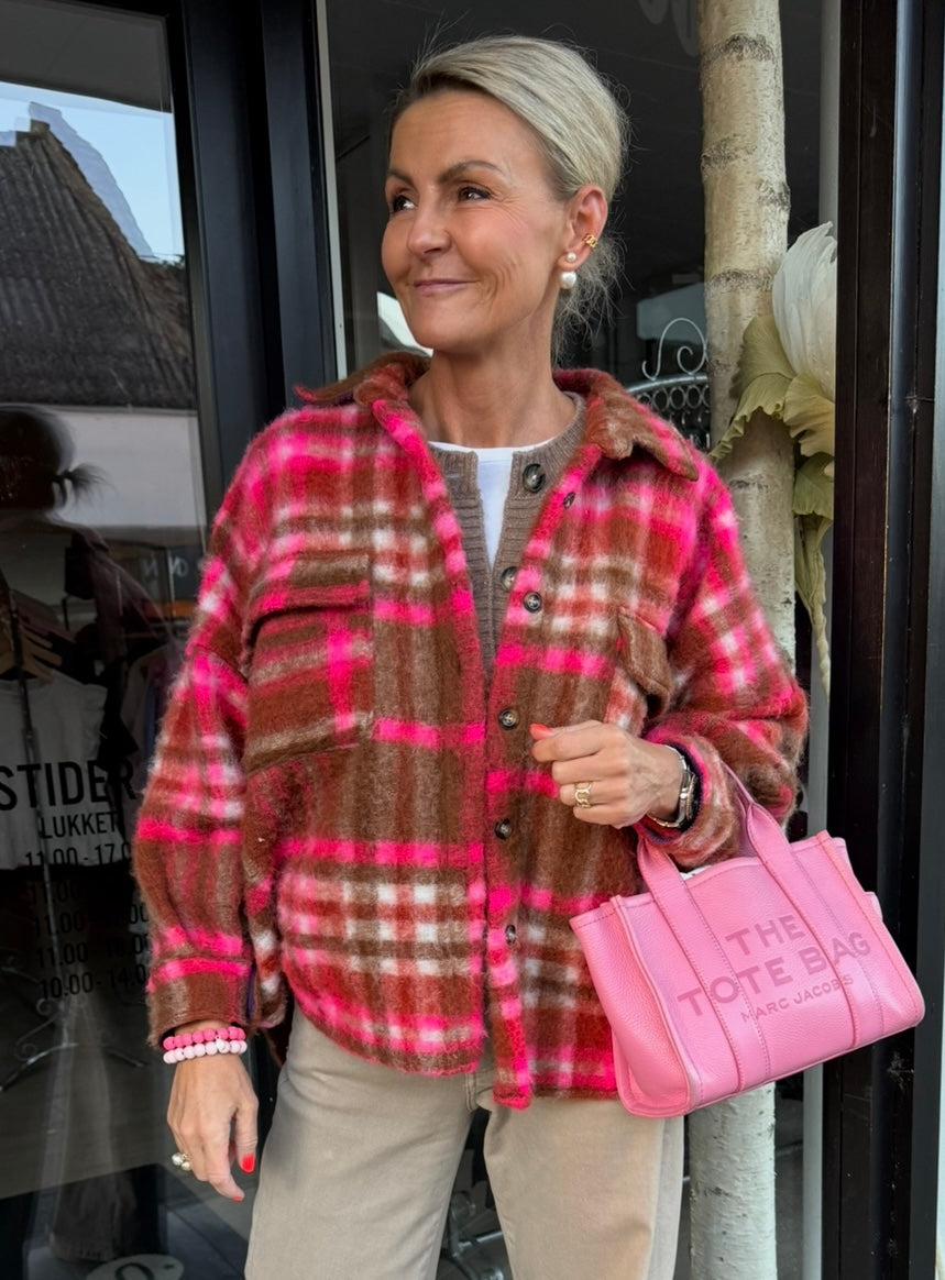 Giacca Jakke - Brown/Pink Check