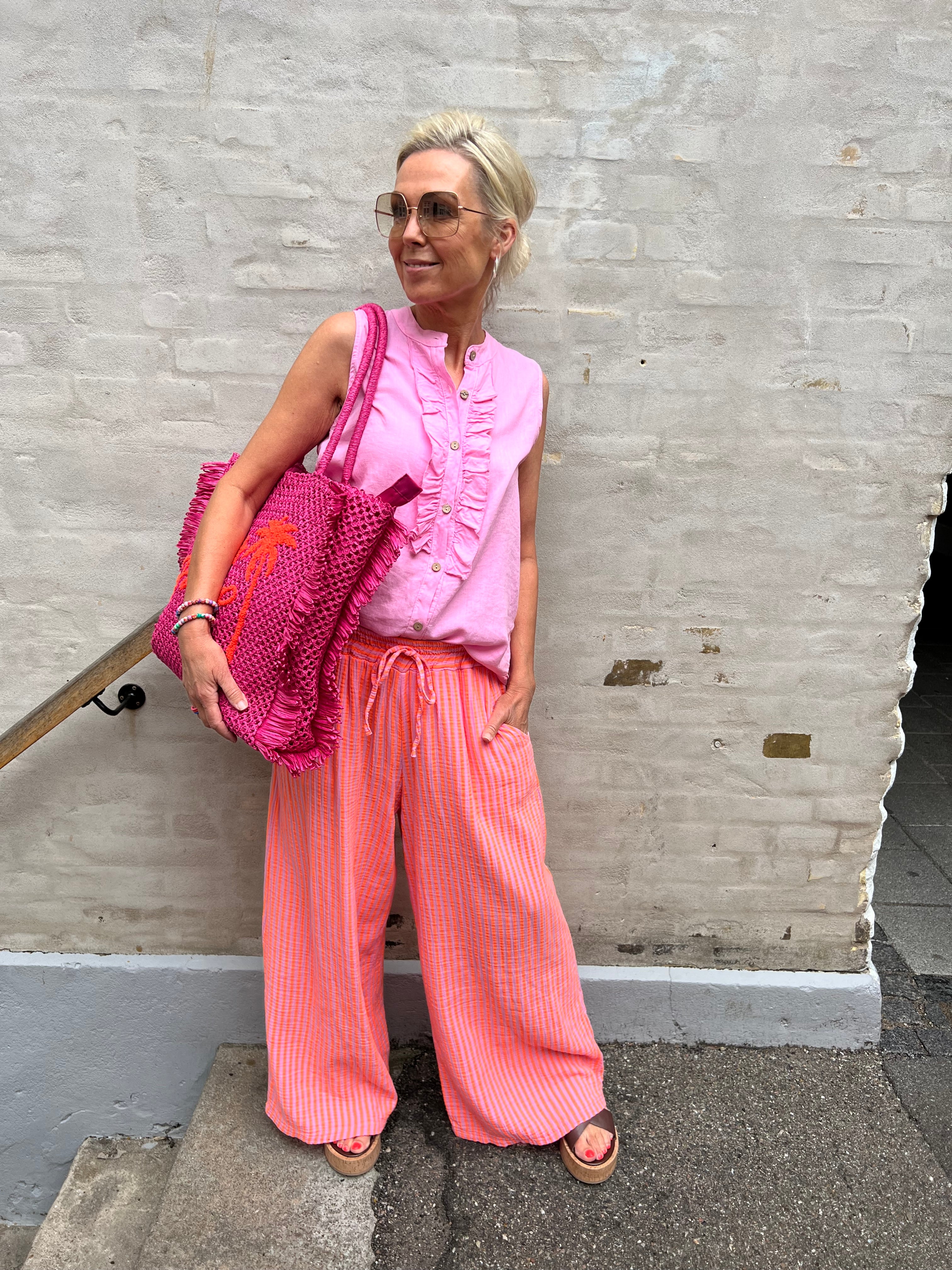 Diddy pant strib orange
