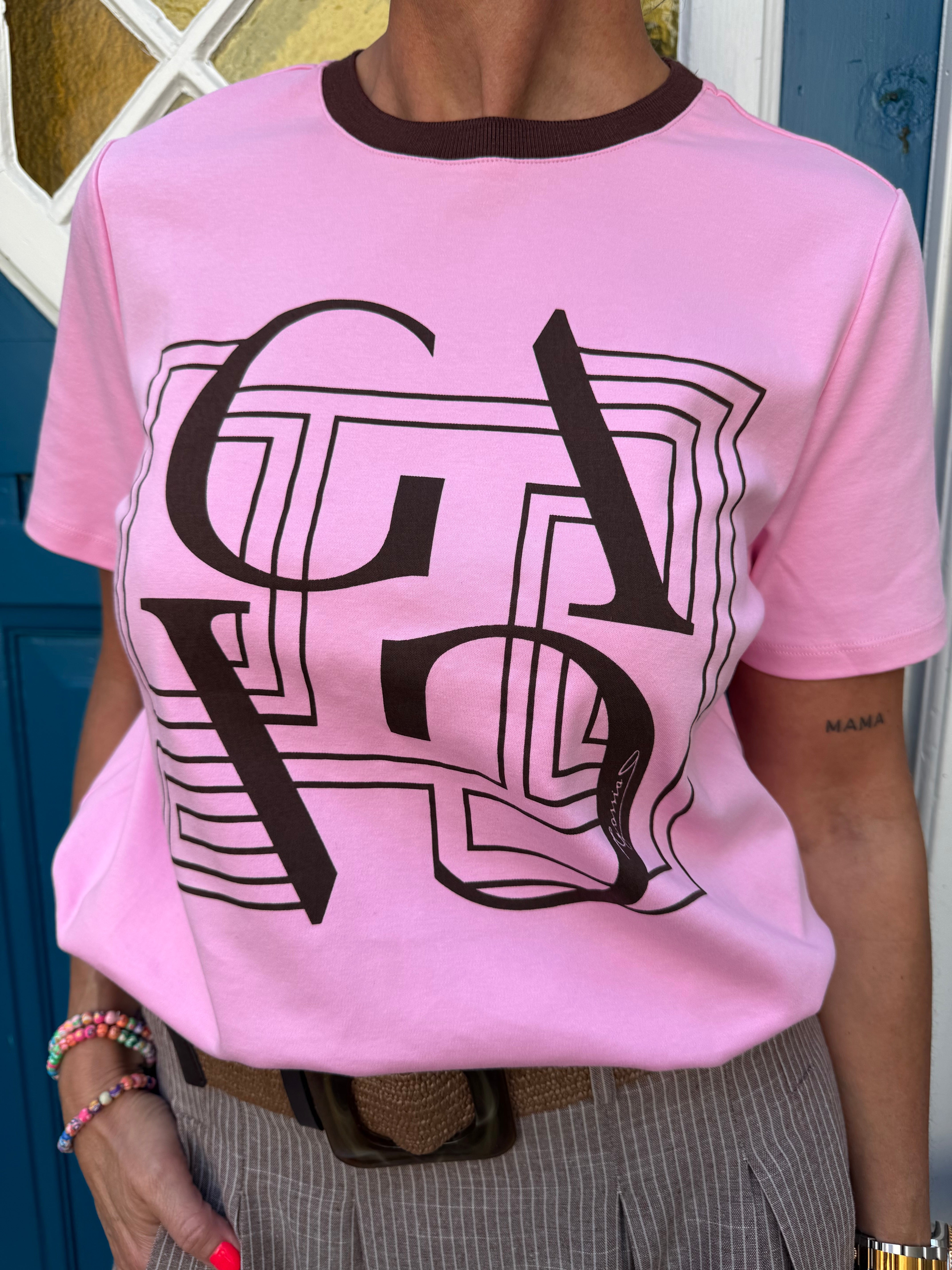BasGO Tee - Bubblegum