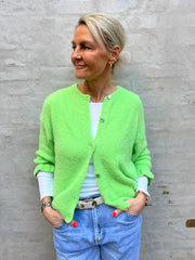 Juliana knit cardigan light green