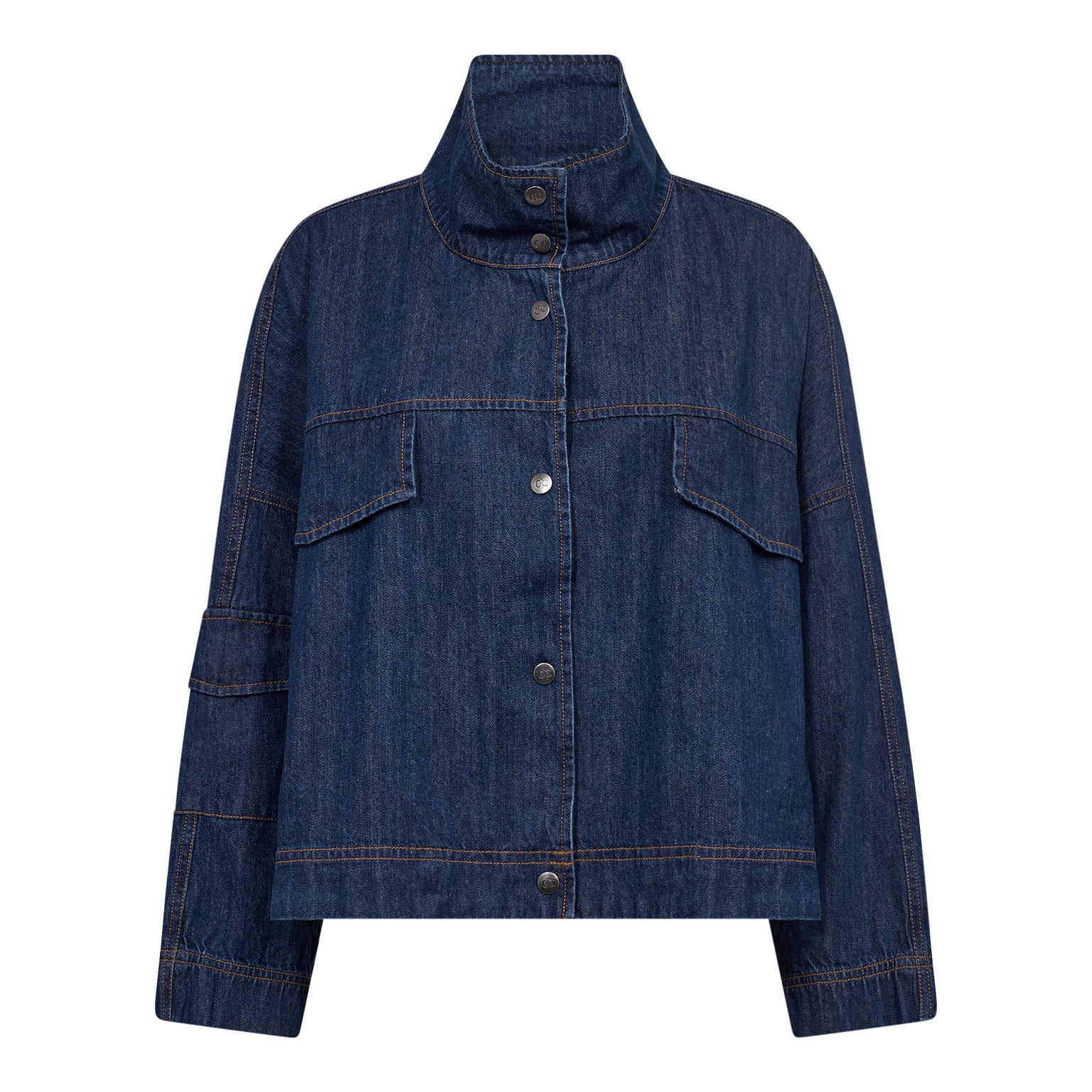 DelinaCC denim box jacket