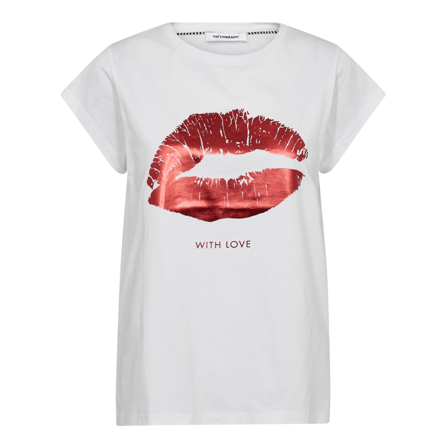 The kiss tee red