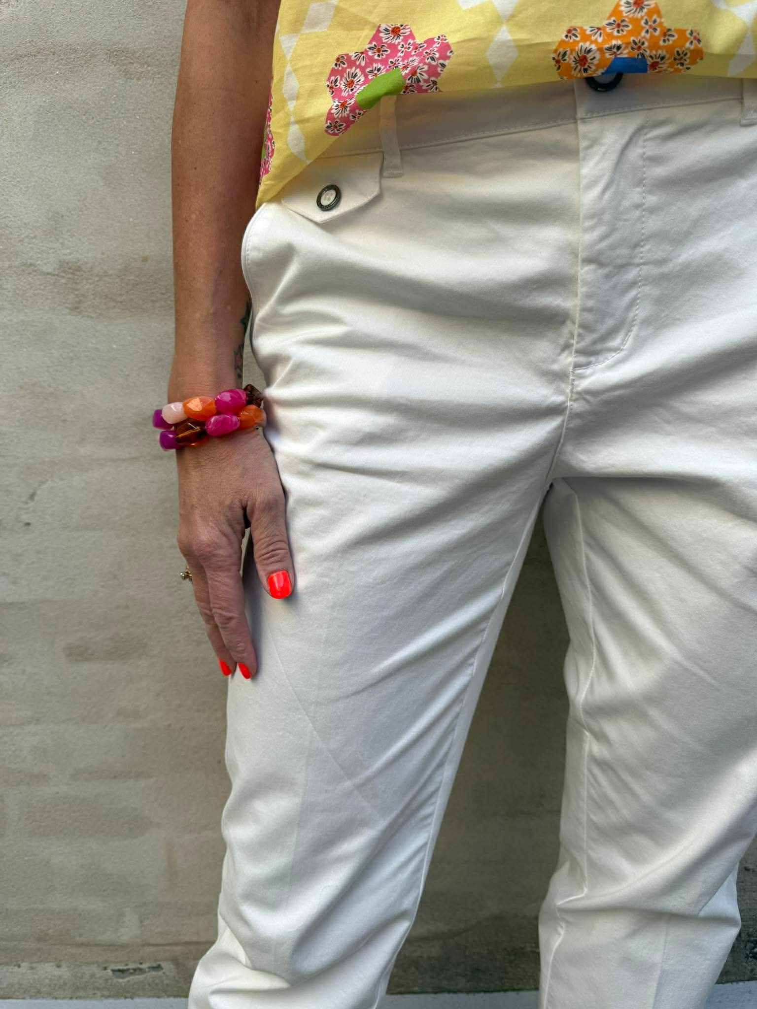 Chino Peach Twill - Off White
