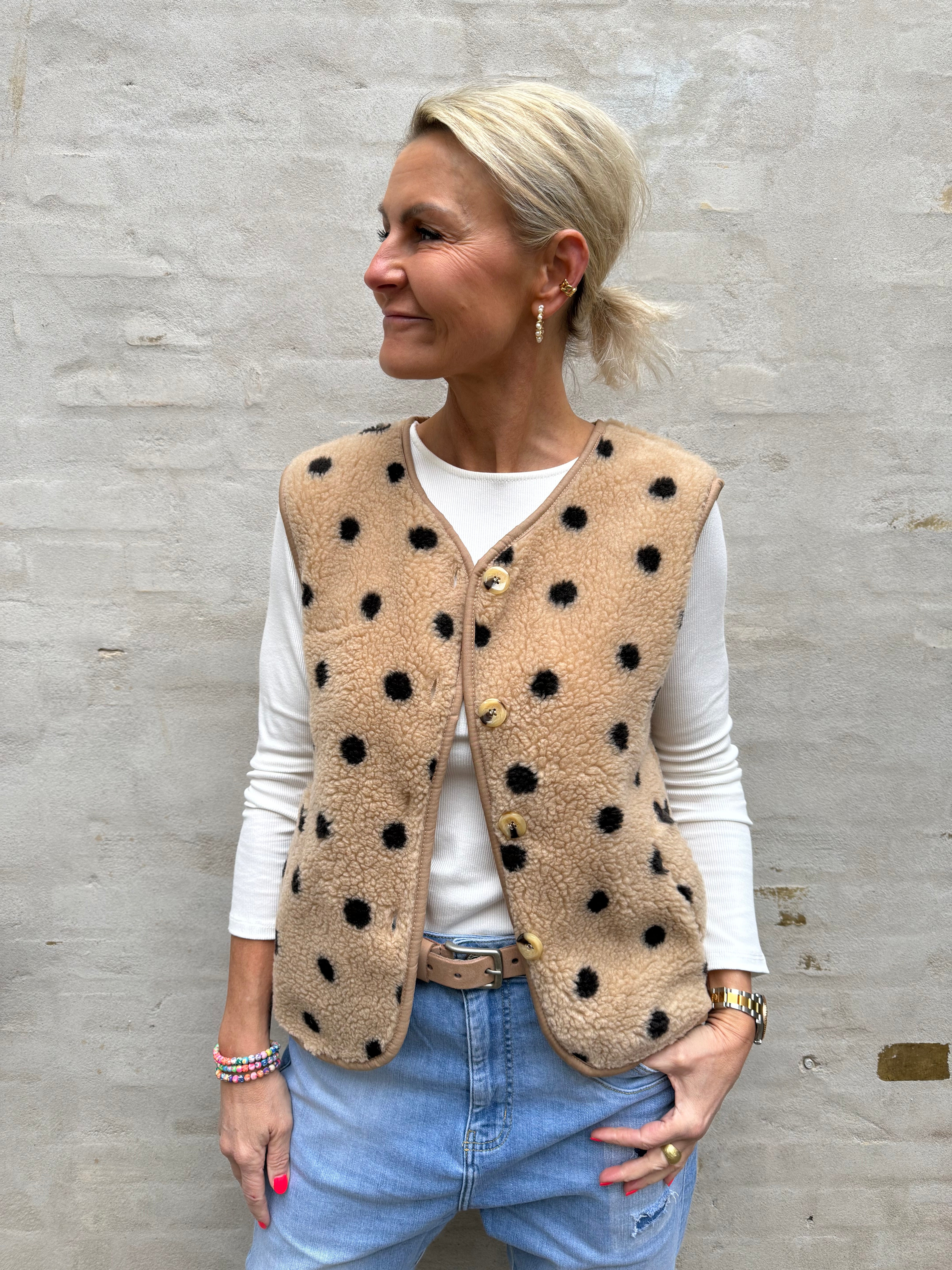 Lucca Vest - Beige