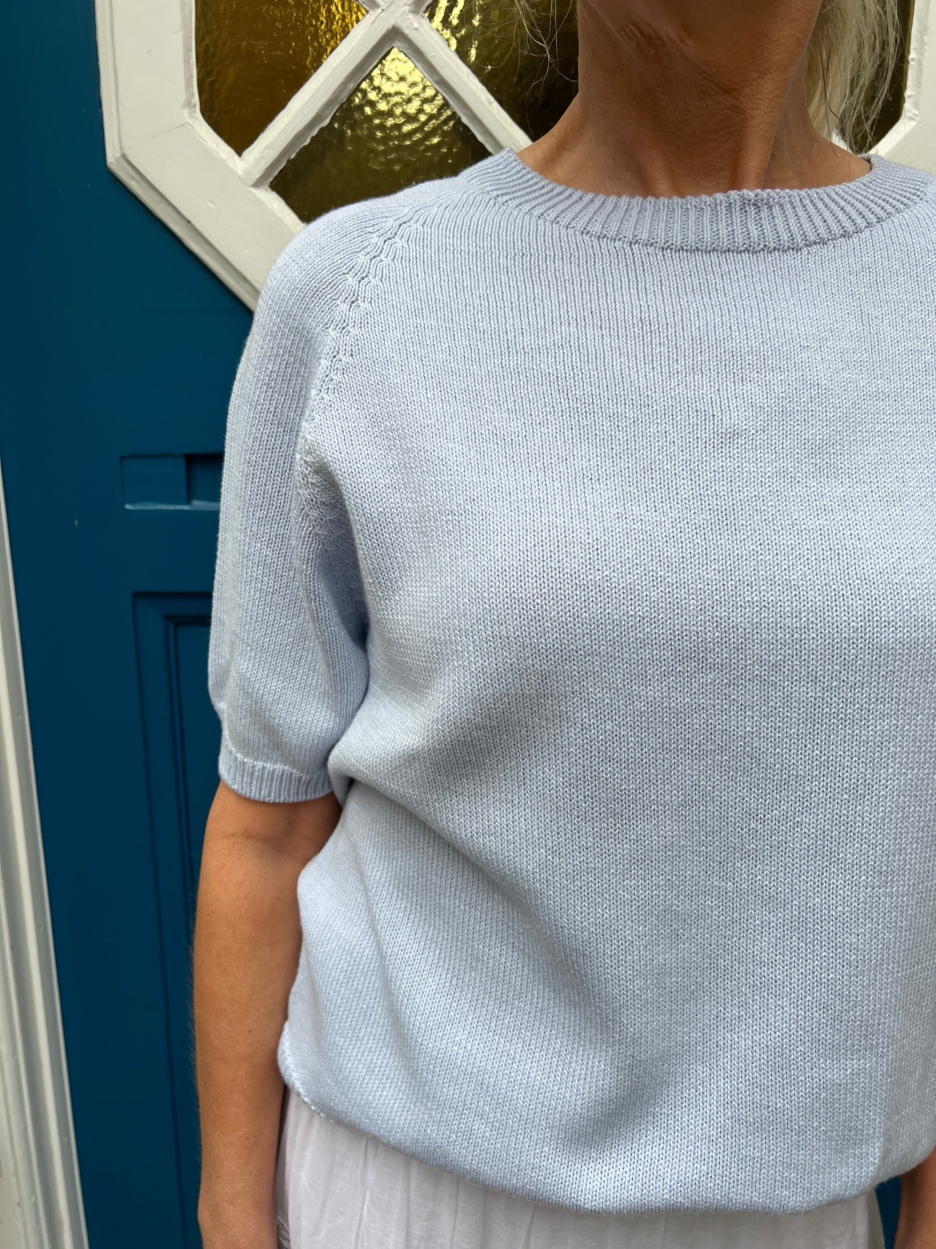 Blanca knit celeste