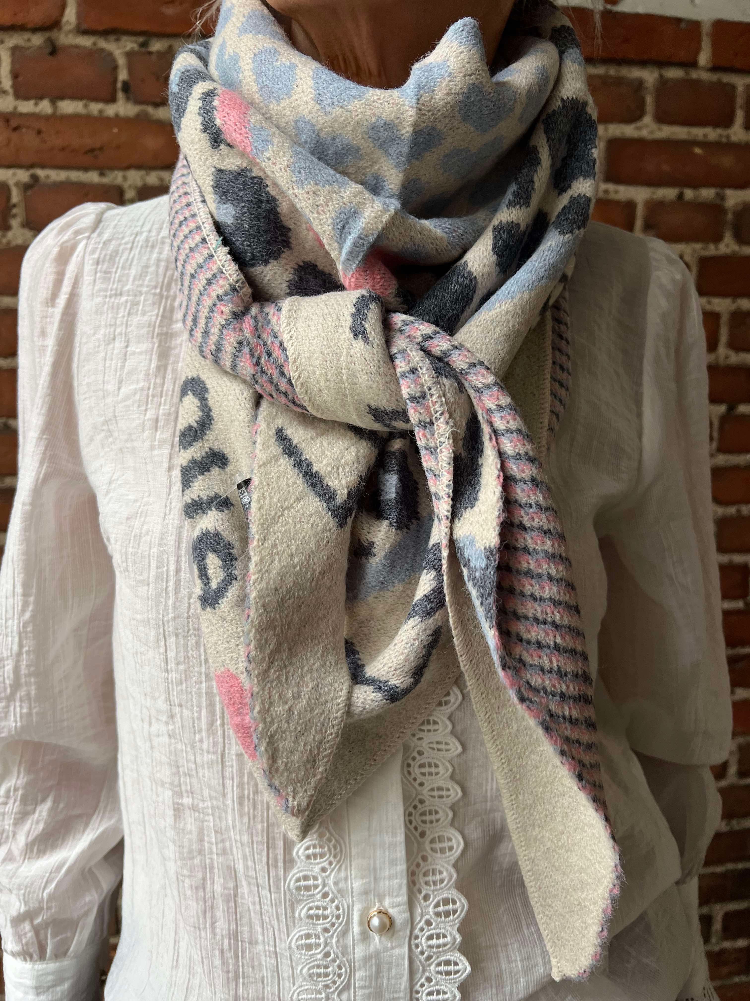 Rabine triangel lux scarf blue