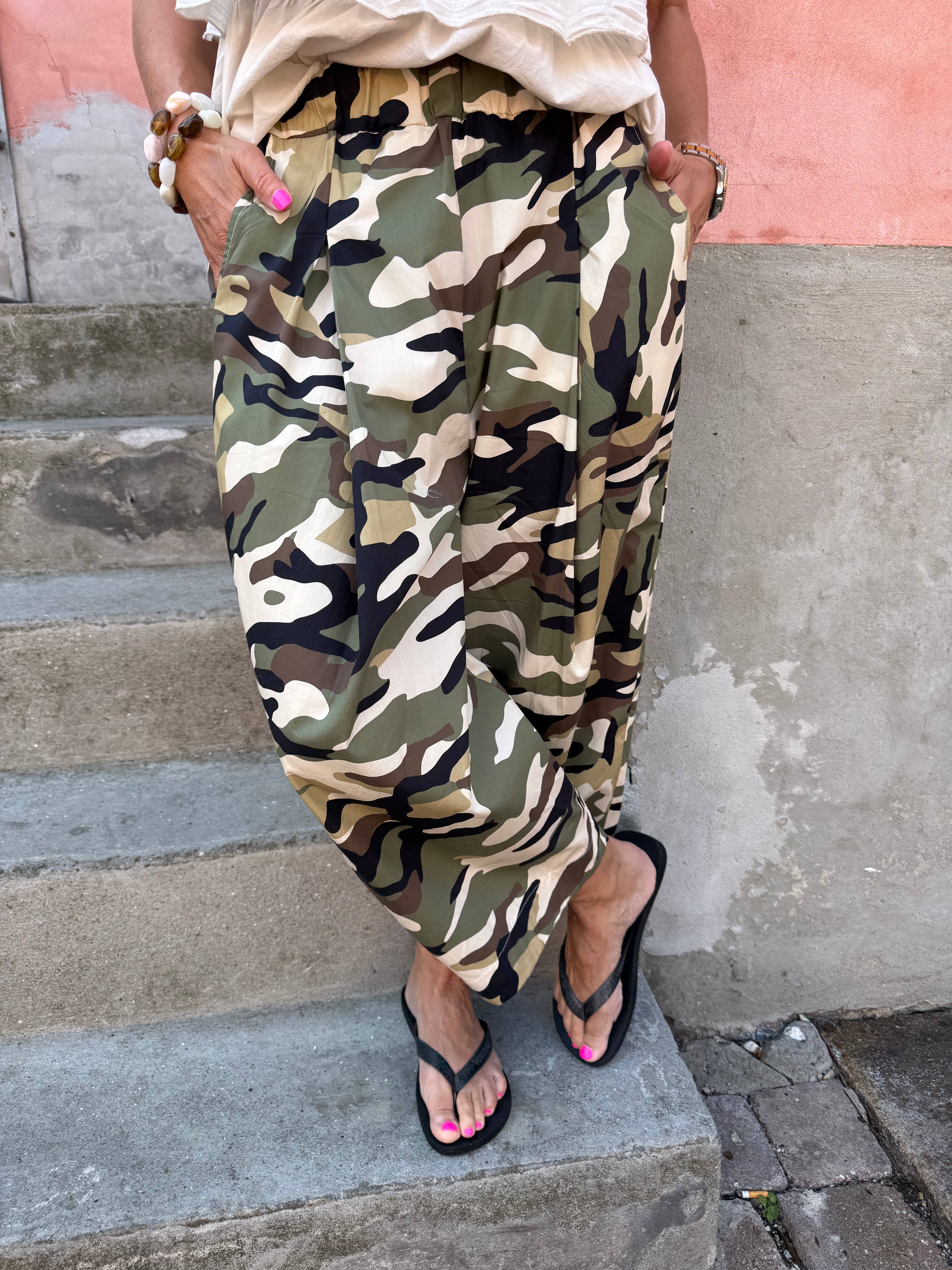 Adorina Pants - Camouflage
