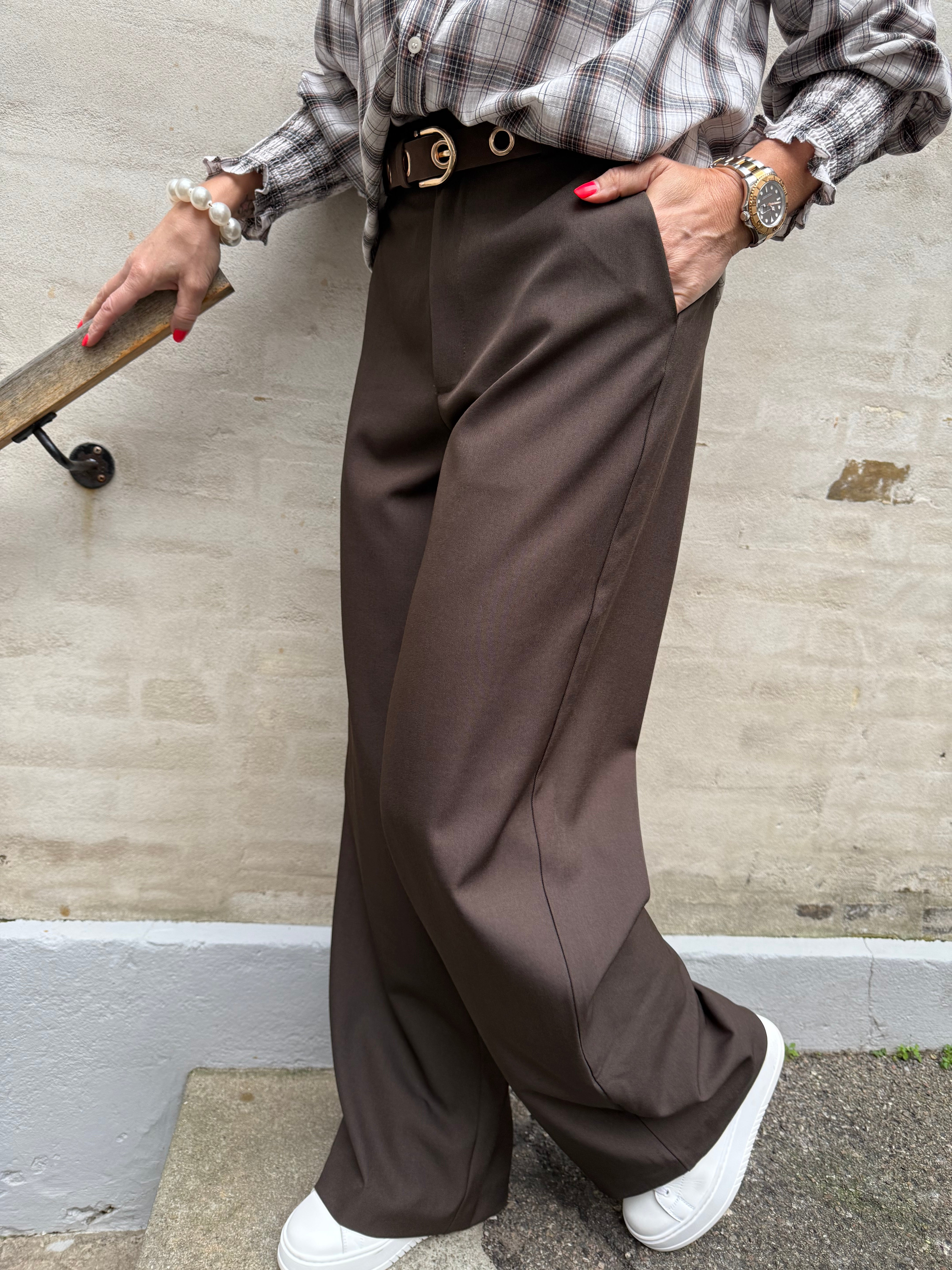 Emmett Structure Pants - Dark Brown