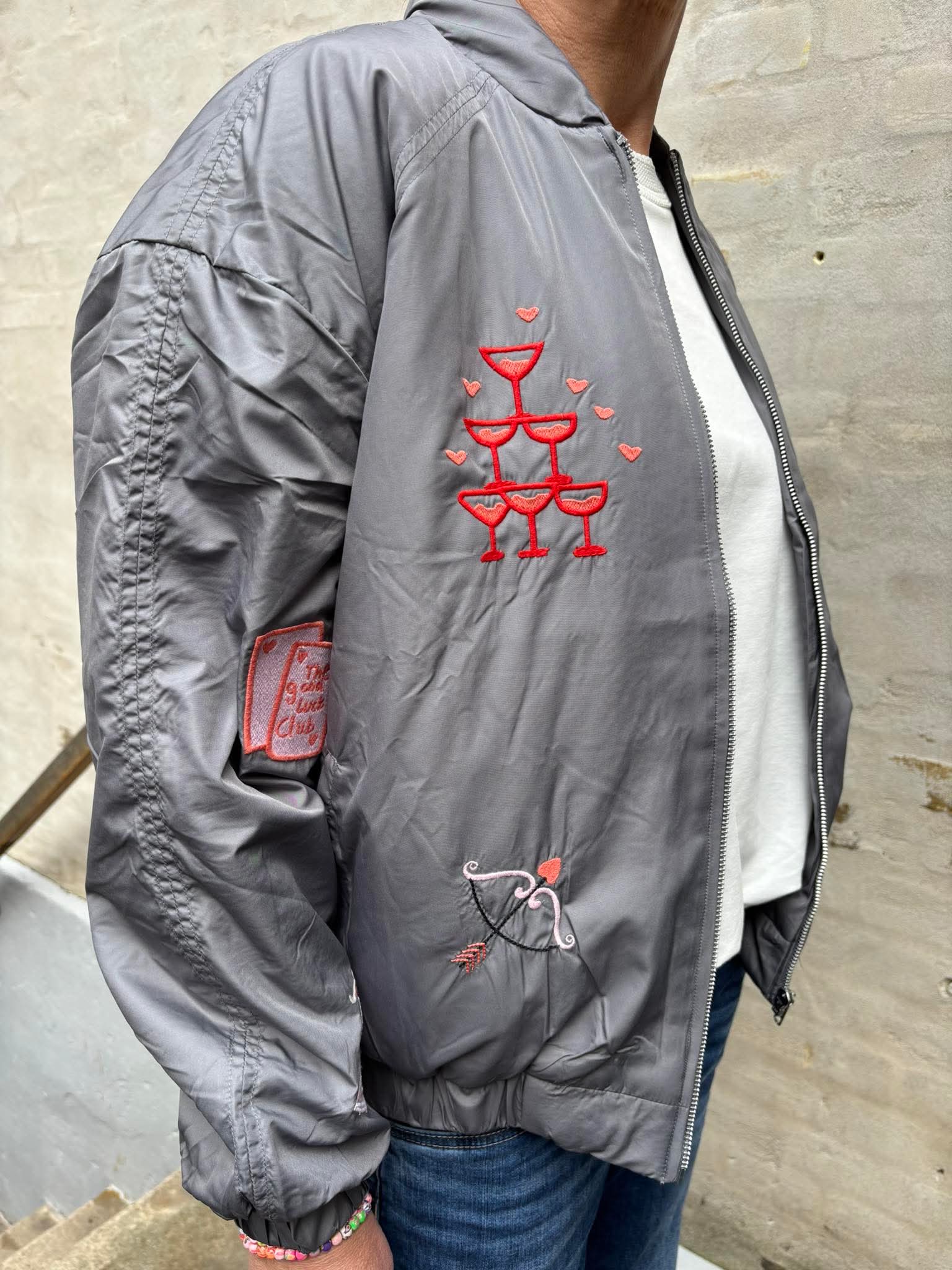 Mi Amore Bomber jacket - Grey