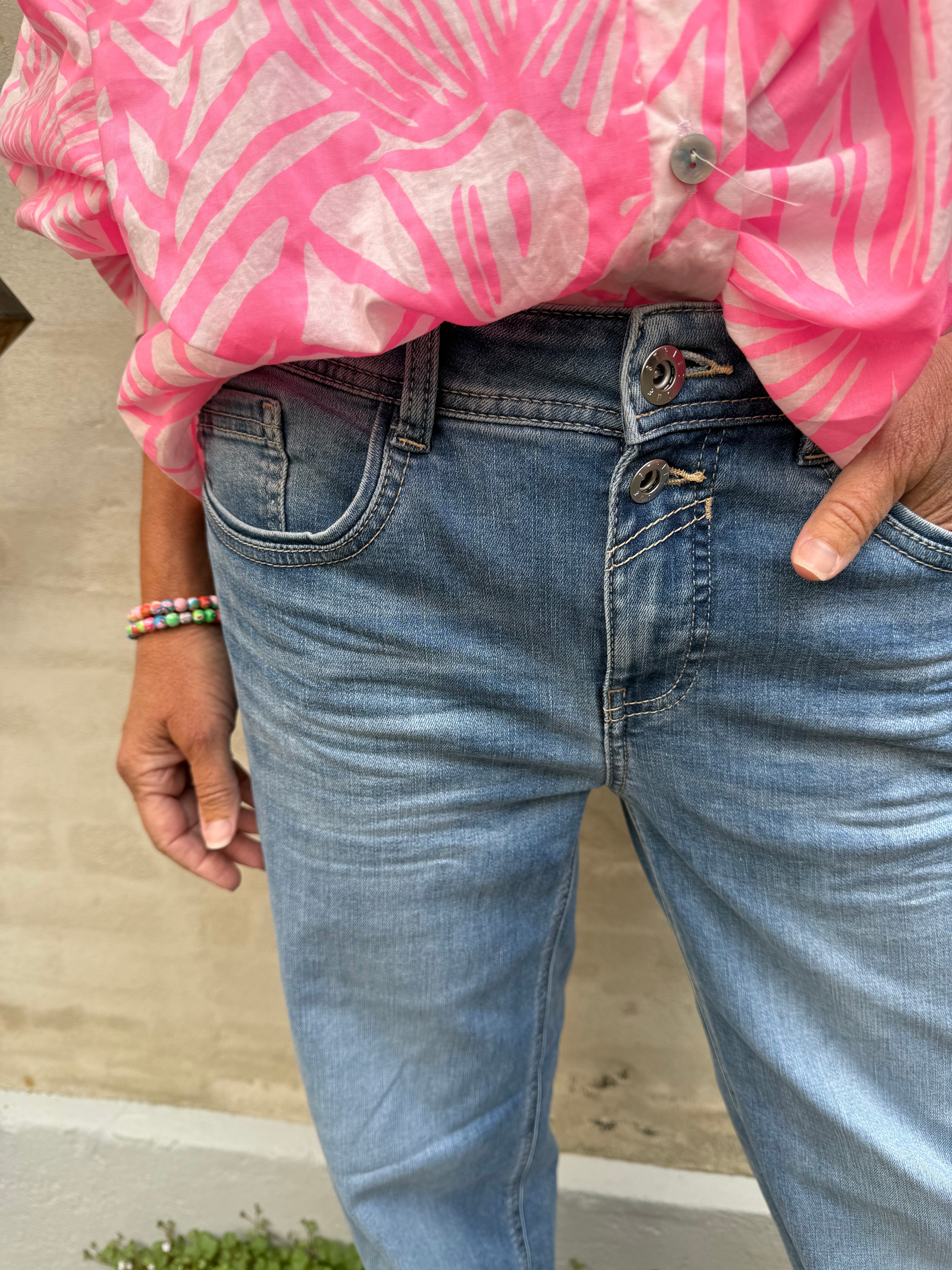Denim Straight Leg - Blå