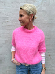 Renata Knit - Pink Mohair